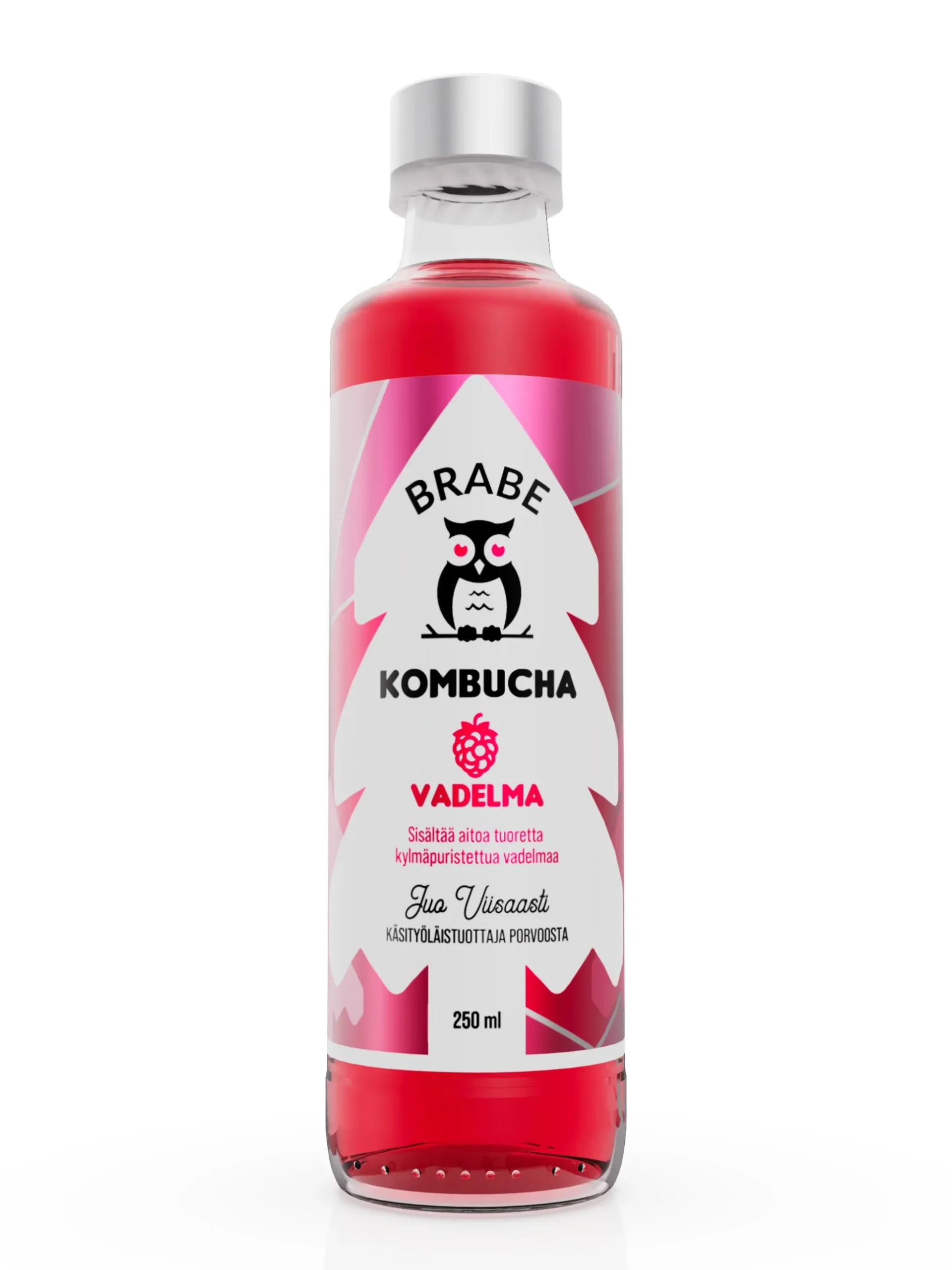 Kombucha vadelma, 250 ml