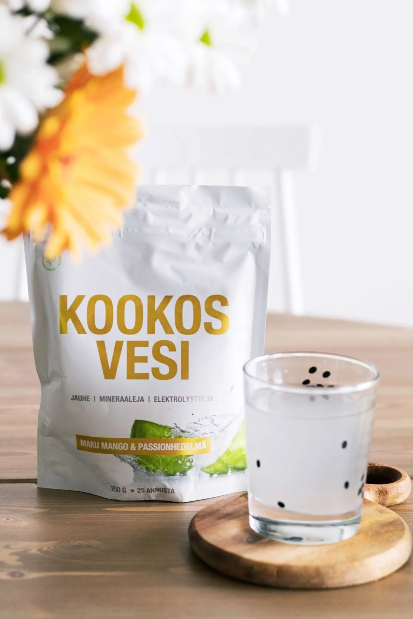 Kookosvesijauhe mango-passion, 250 g