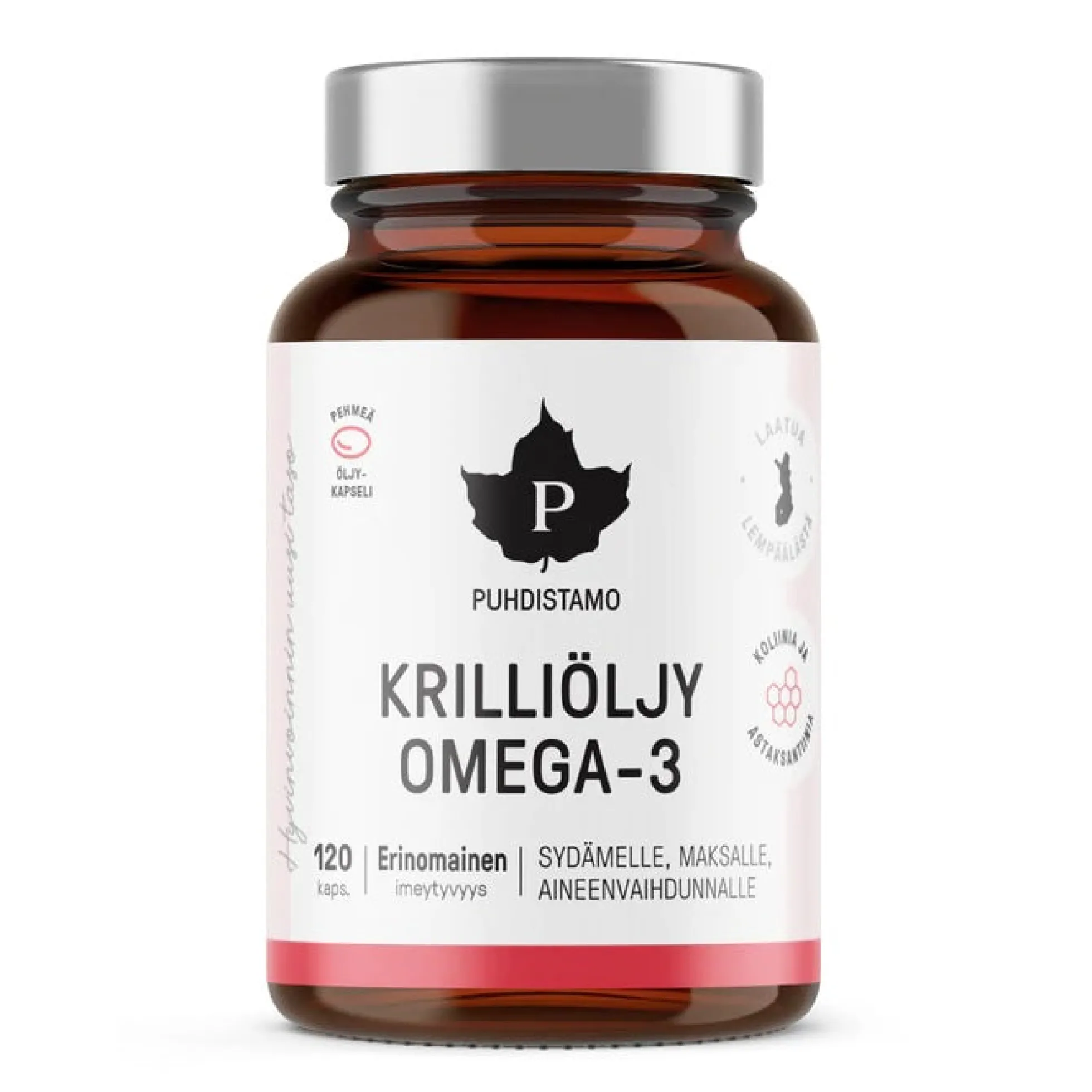 Krilliöljy Omega-3, 120 kaps