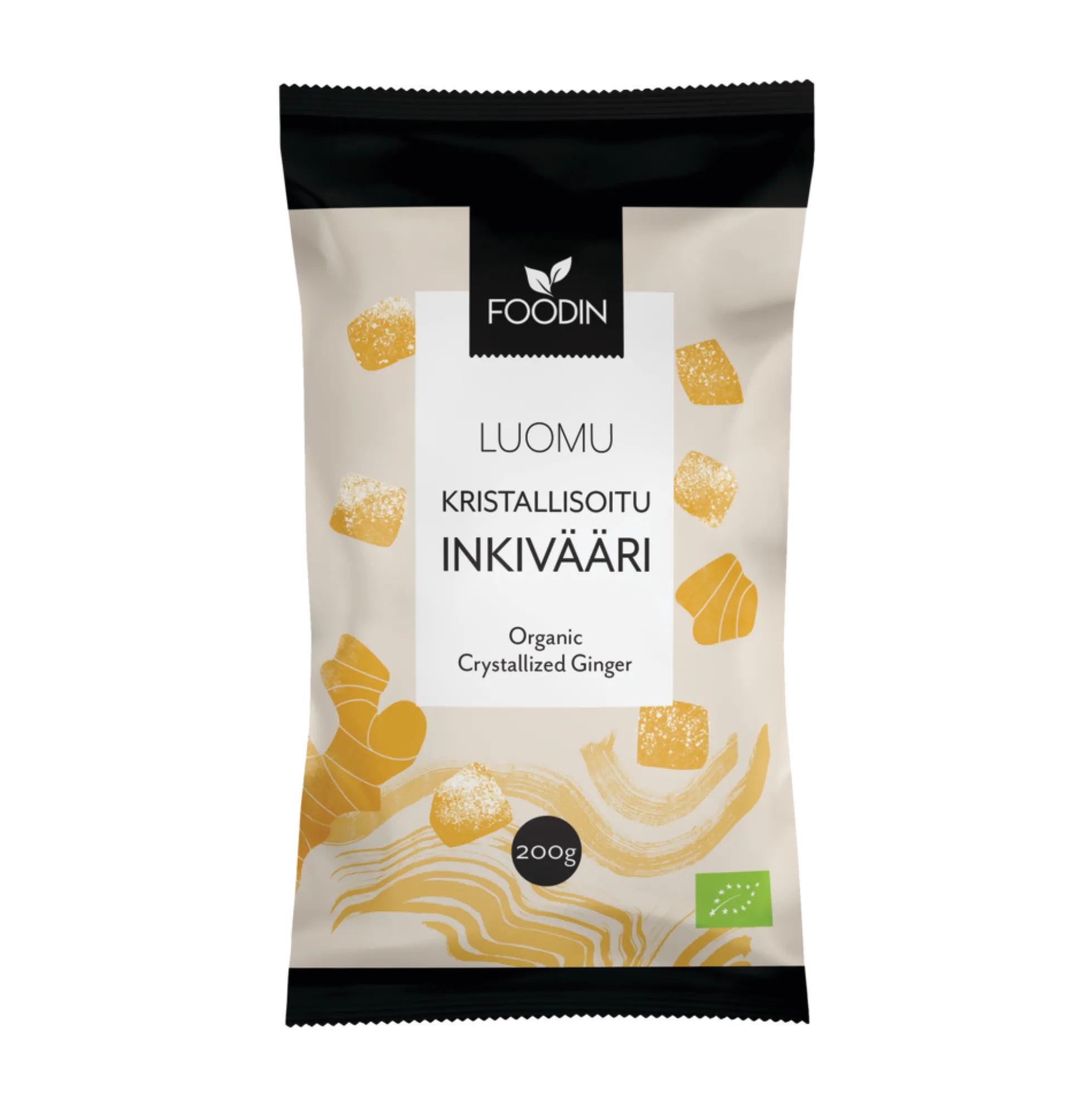 Kristalloitu inkivääri, 200 g