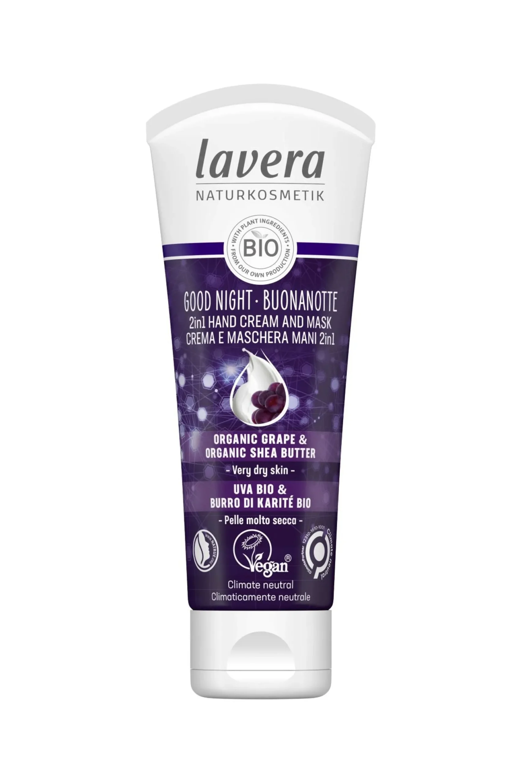 Käsivoide ja -naamio Good Night, 75 ml