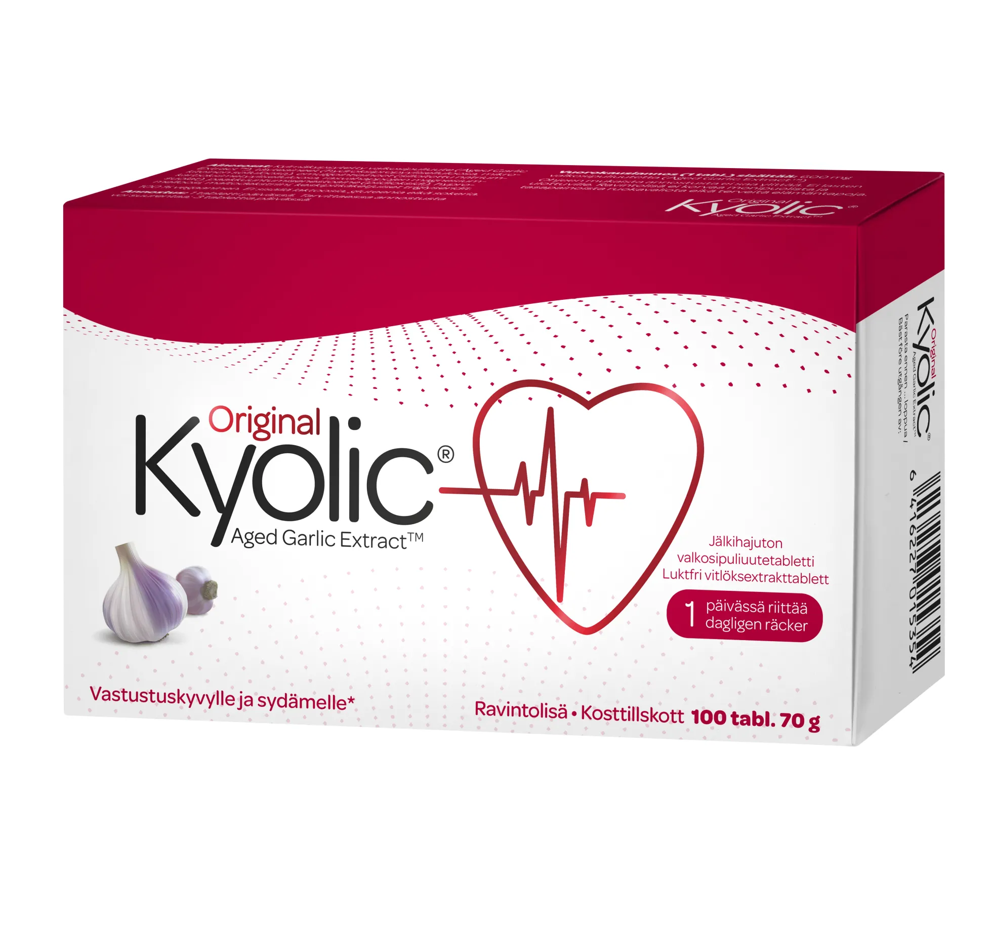 Kyolic -valkosipulitabletit, 70 g