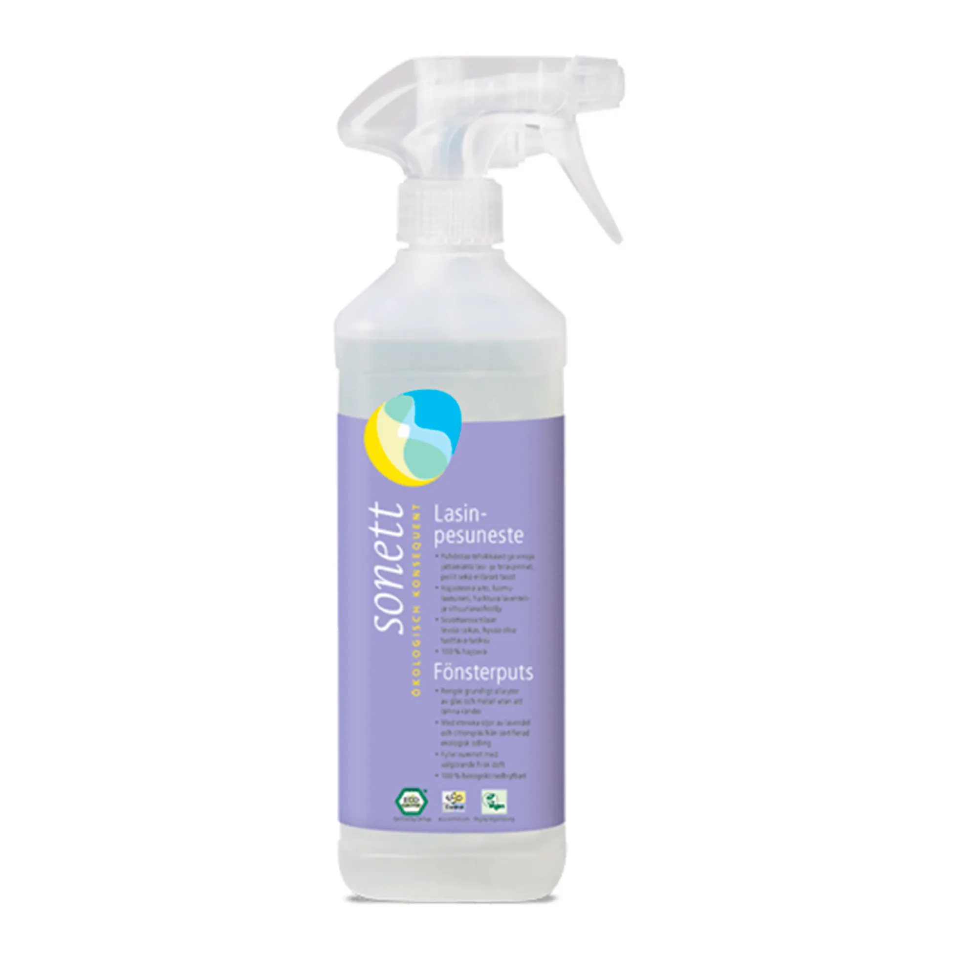 Lasinpesunneste (ikkunanpesuneste), suihkepullo, 500 ml