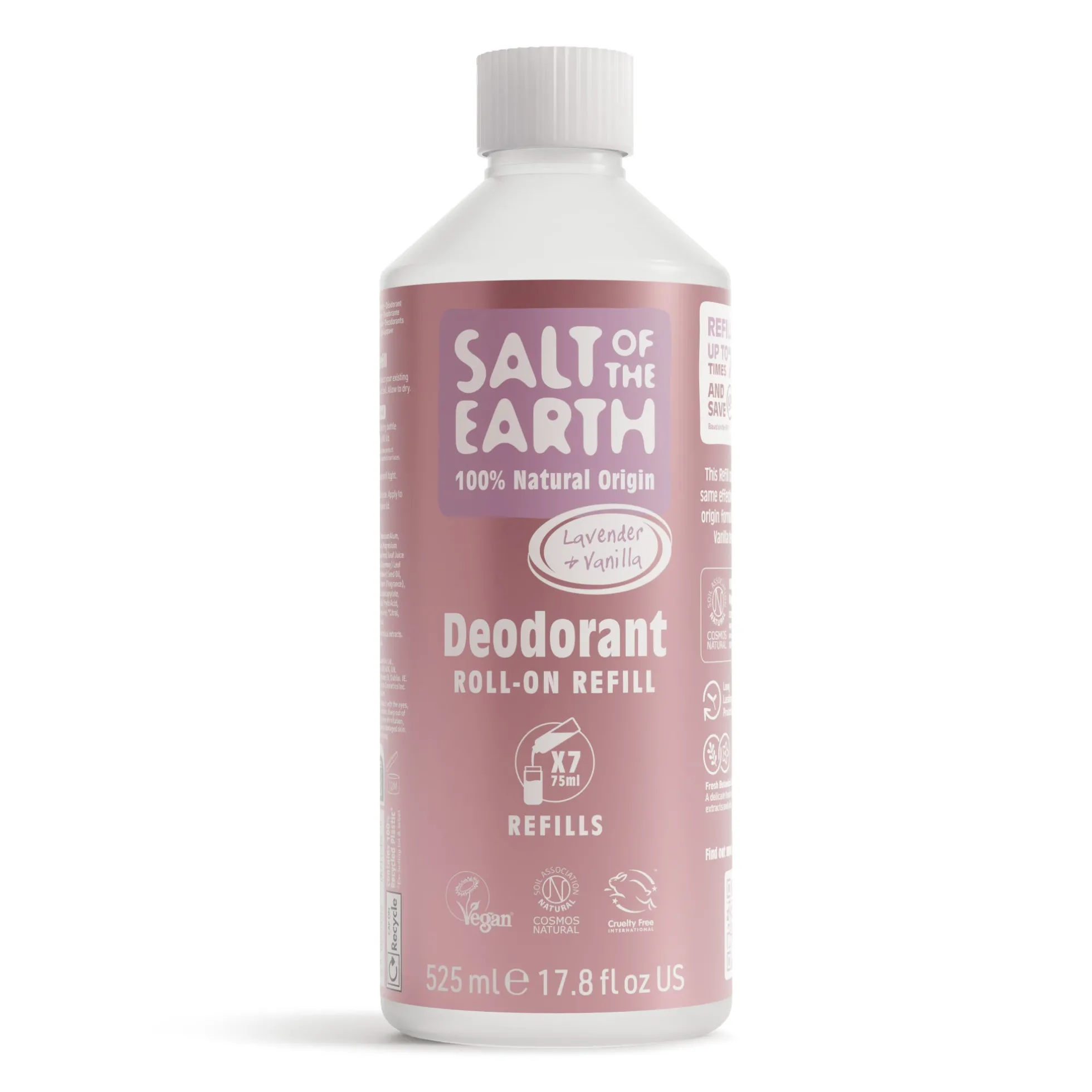 Laventeli&vanilja roll-on täyttöpullo 525 ml