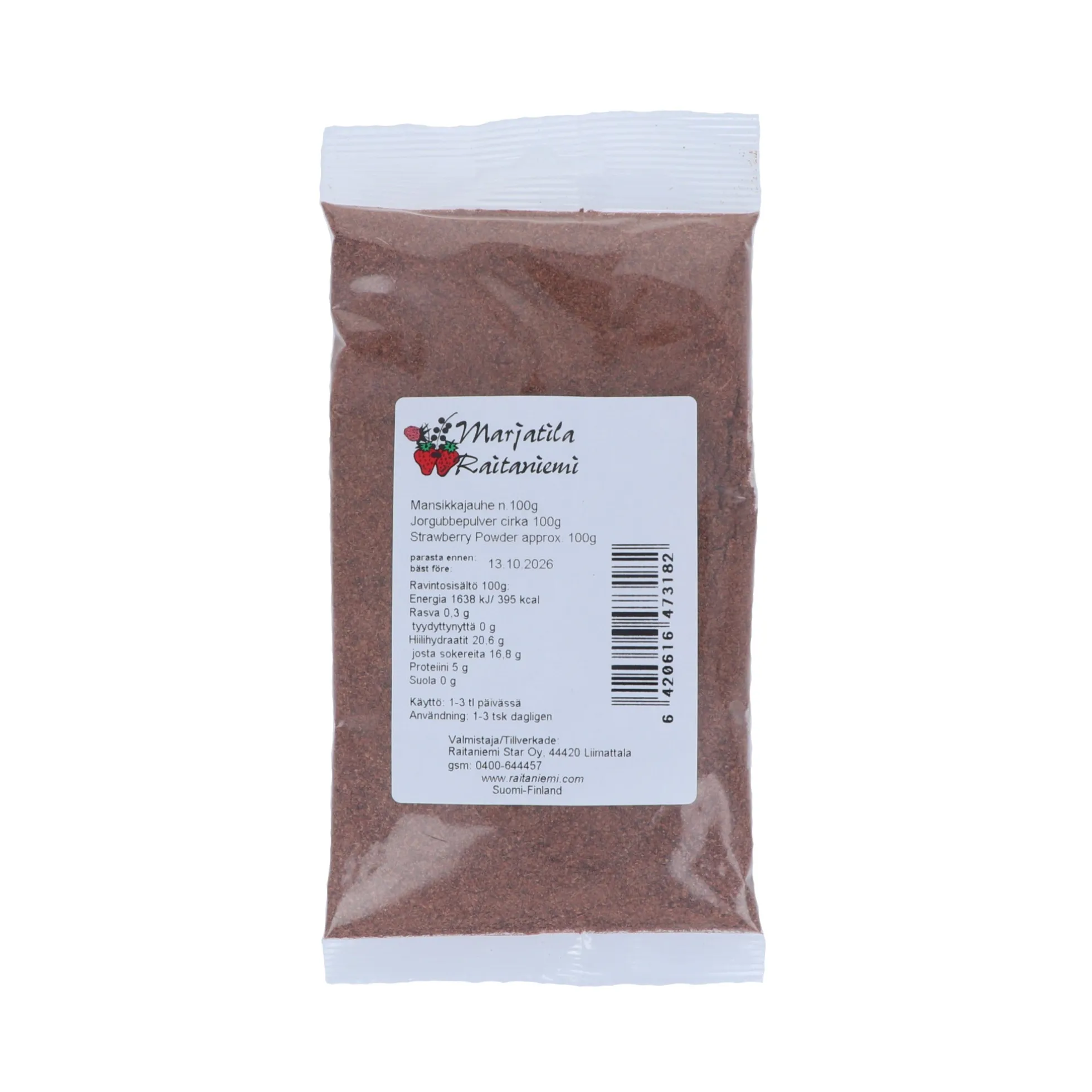 Mansikkajauhe, 100 g