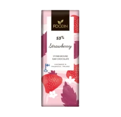 Mansikka-raakasuklaa, 40 g