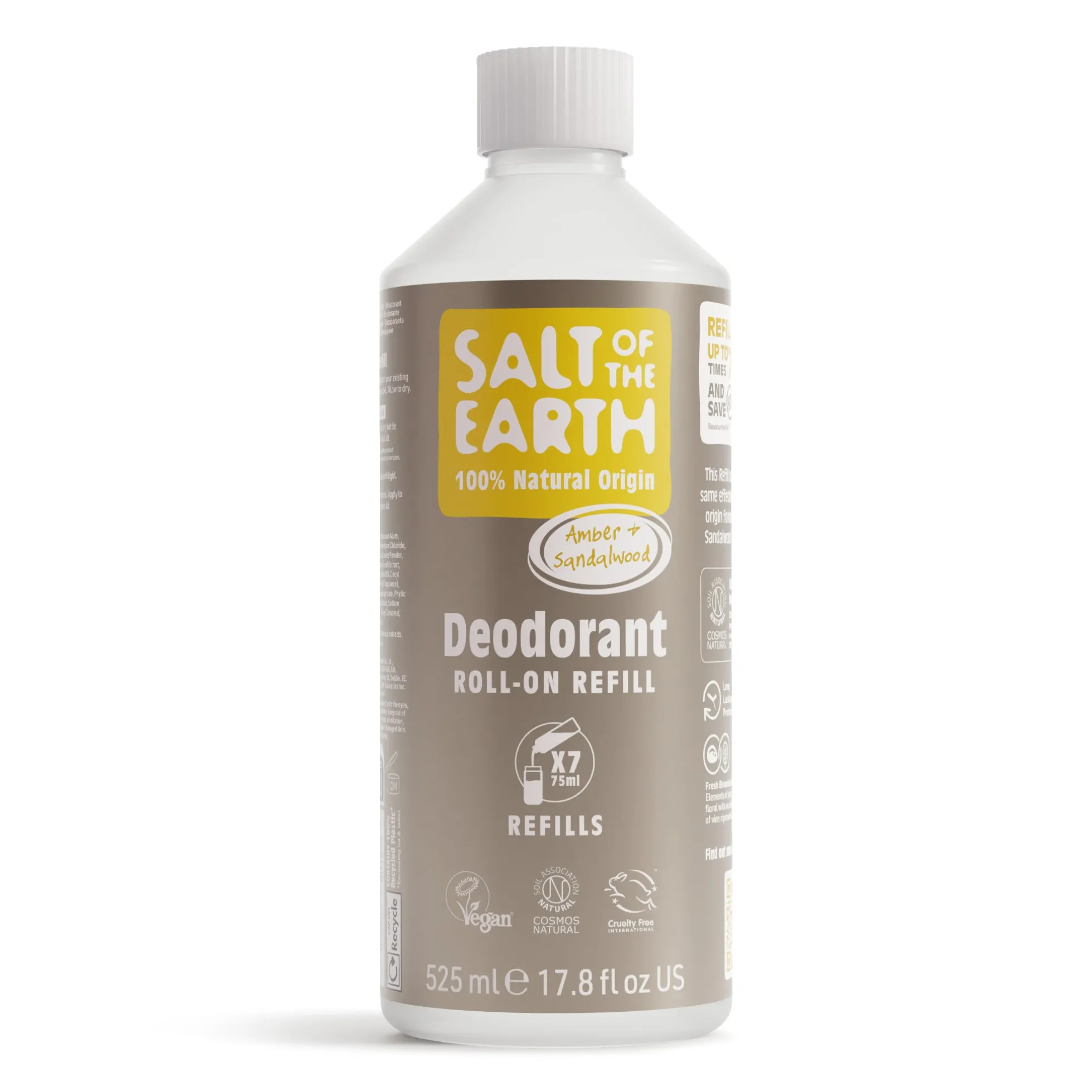 Meripihka&santelipuu roll-on täyttöpullo 525 ml