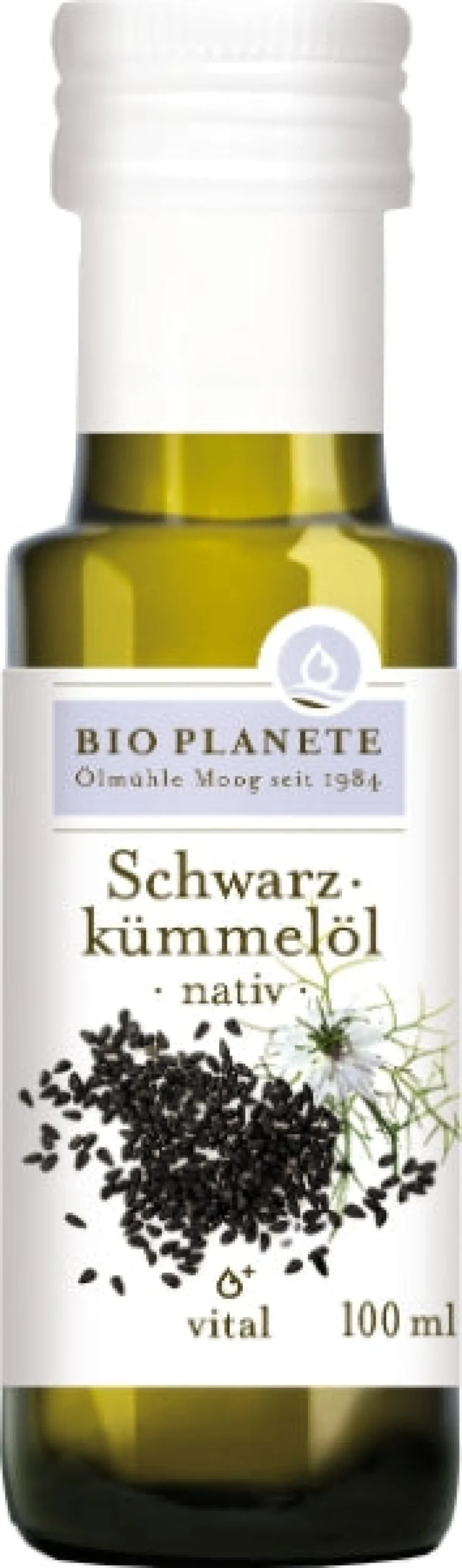 Mustakuminaöljy (Nigella sativa) (ryytineidonsiemenöljy), 100 ml