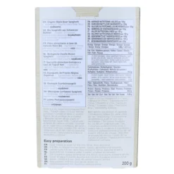Mustapapuspagetti-papupasta, 200 g