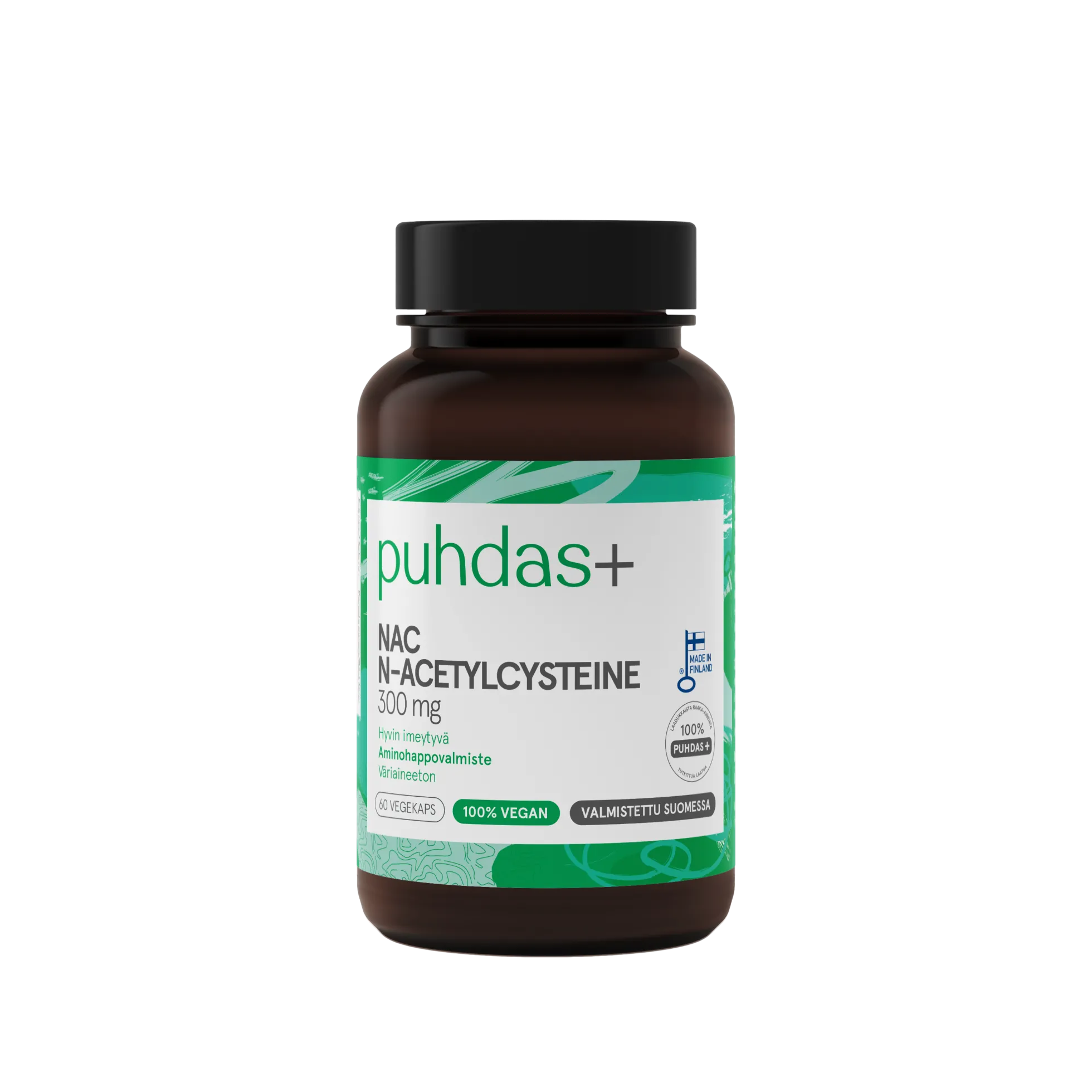 NAC-Asetyylikysteiinivalmiste, 60kaps, 27 g