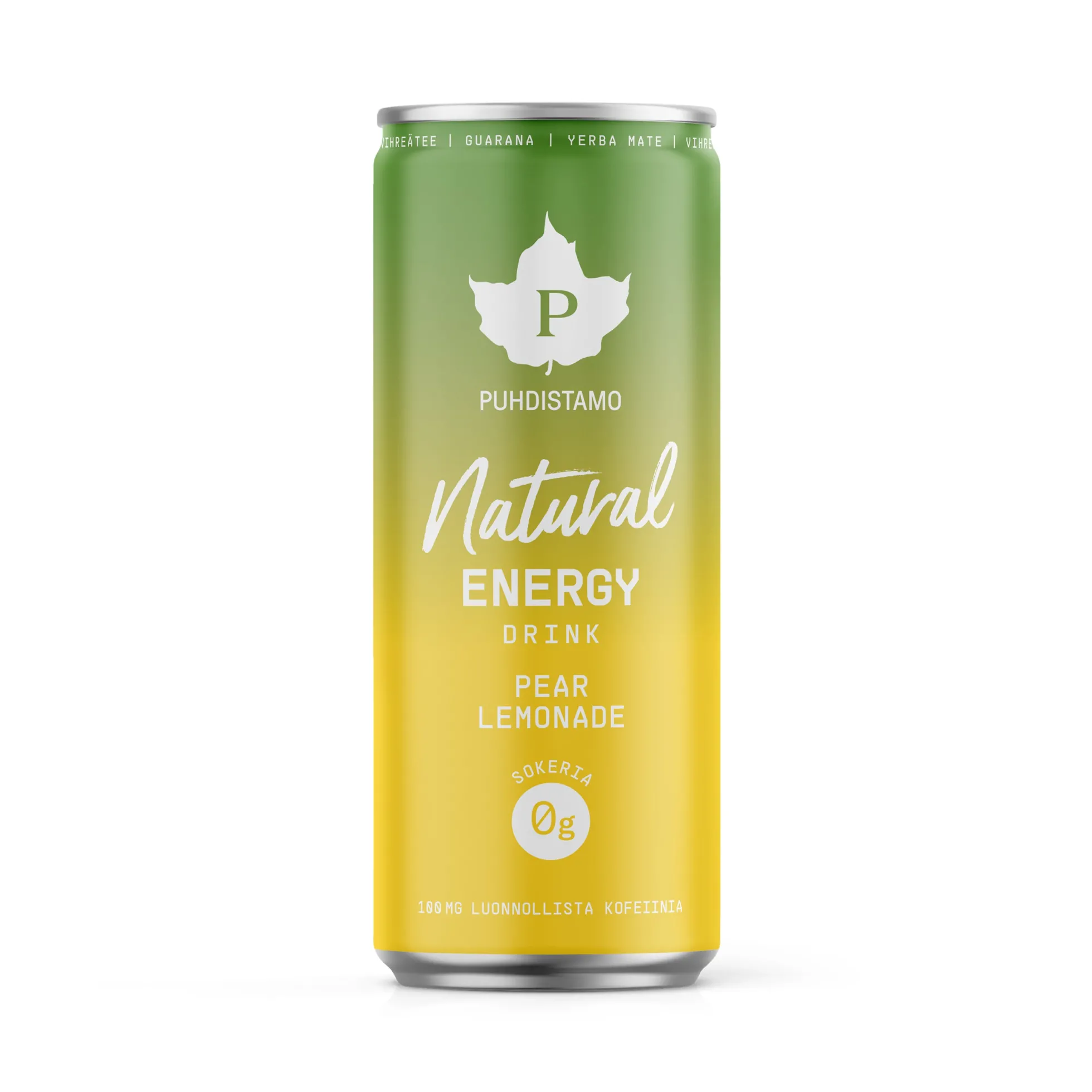 Natural Energy Drink, Pear Lemonade 330 ml