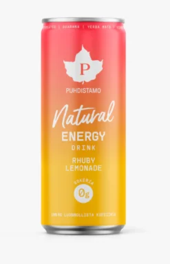 Natural energy Drink, Rhuby Lemonade 330 ml
