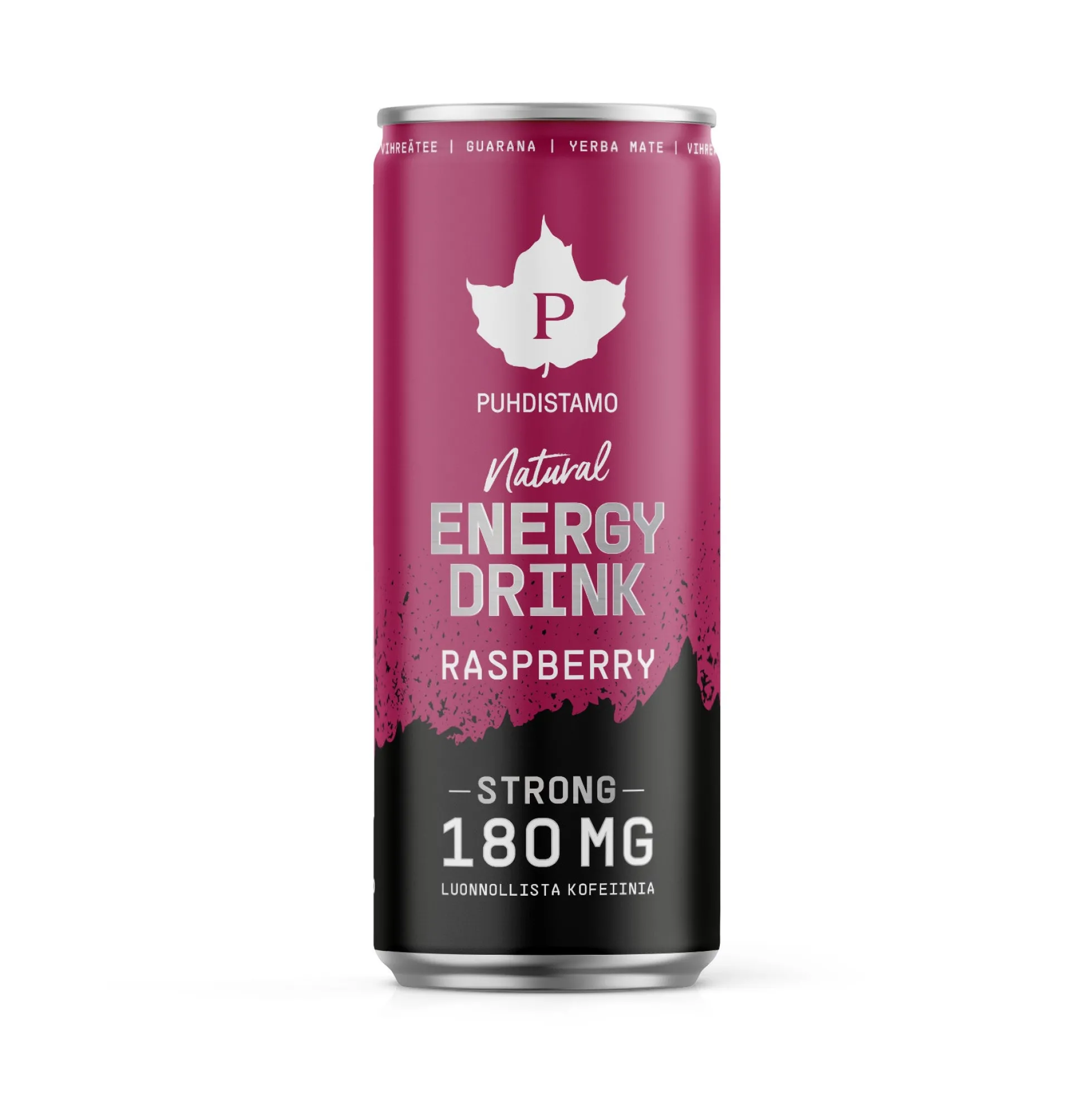 Natural Energy Drink Strong, Raspberry 330 ml