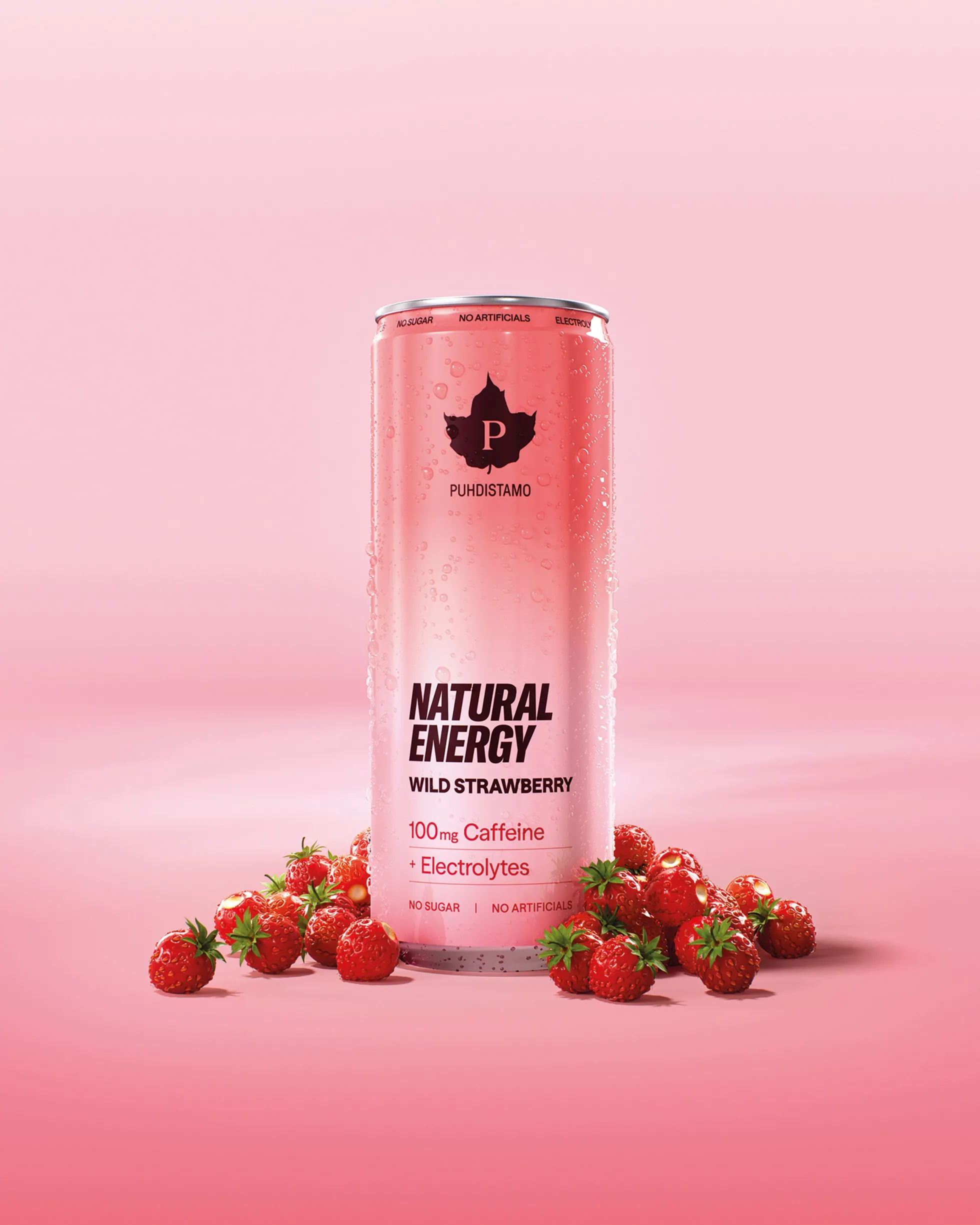 Natural Energy Wild Strawberry, 330 ml