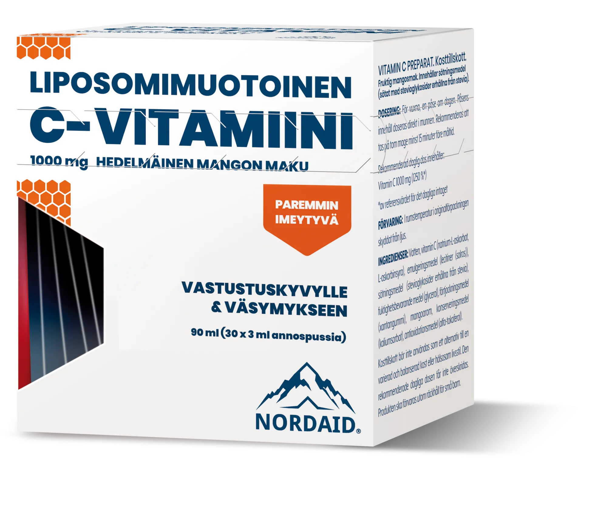 Nordaid Liposomimuotoinen C-vitamiini 1000 mg, 90 ml