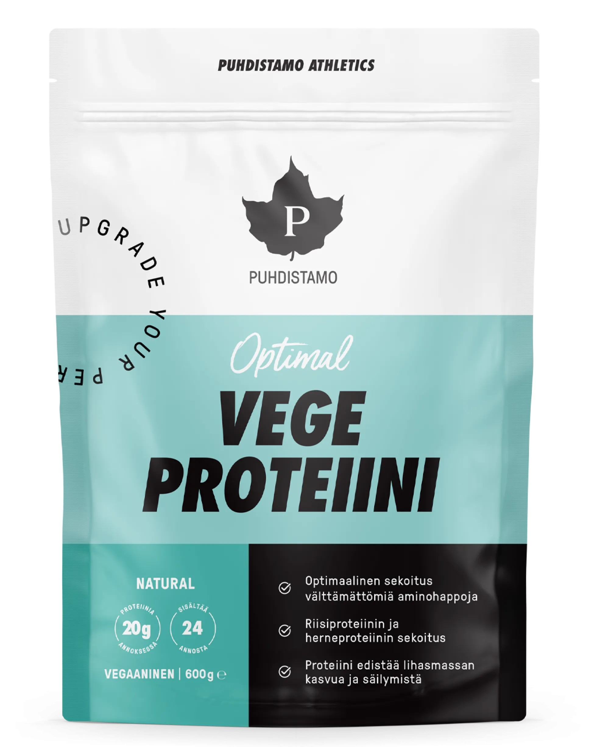 Optimal Vegeproteiini, maustamaton, 600 g