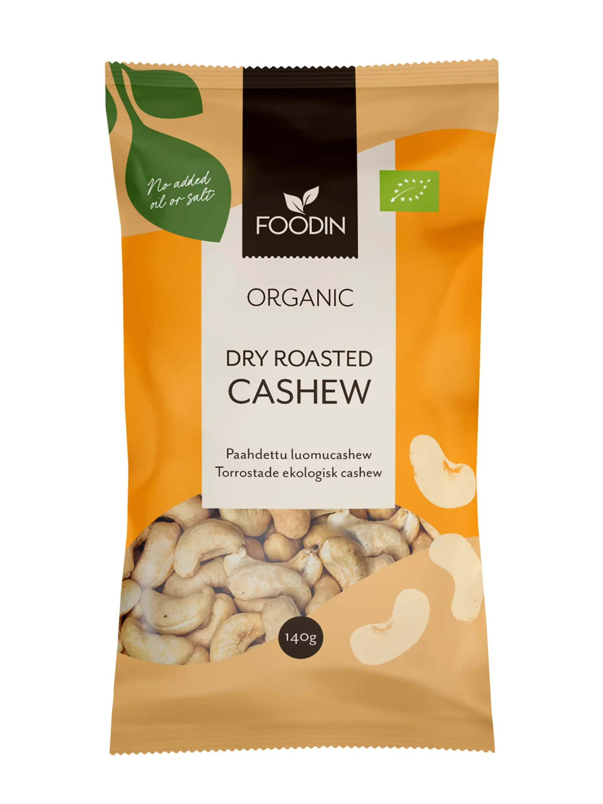 Paahdettu Cashew, 140 g