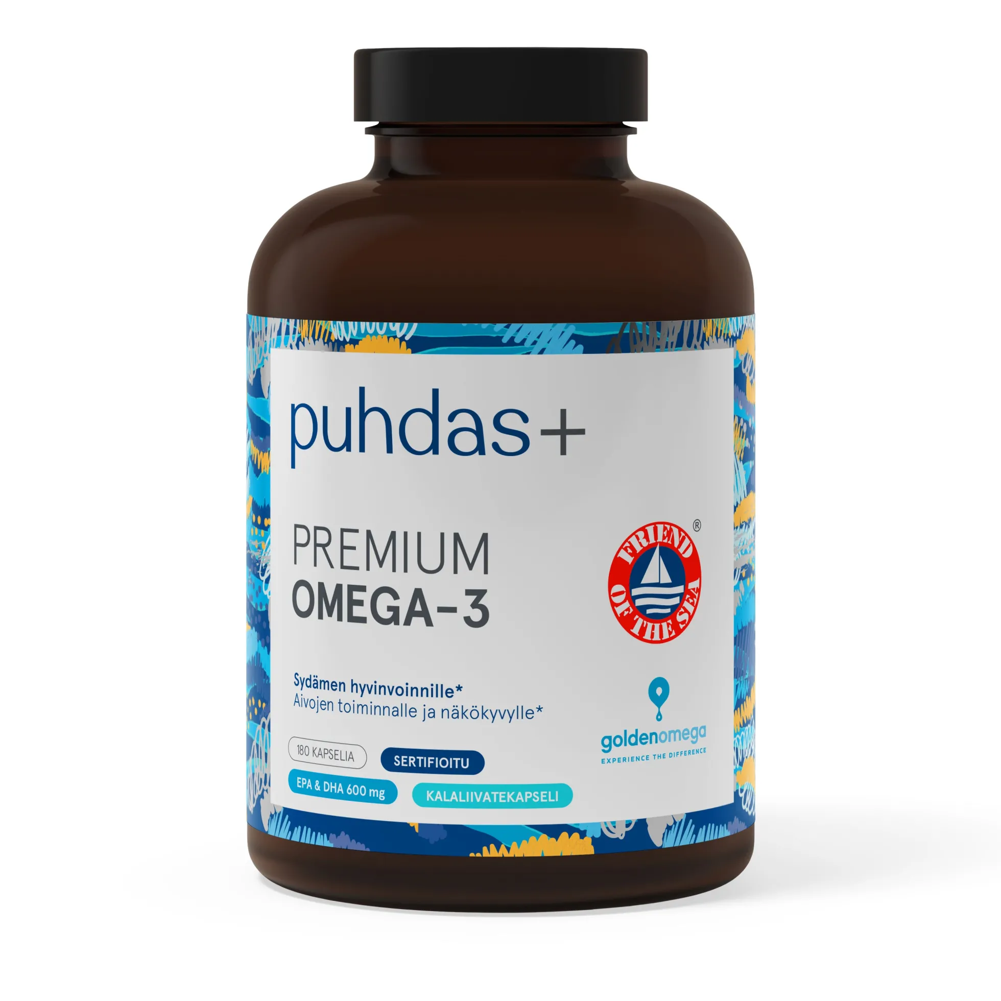 Premium omega-3, 680-1360 mg
