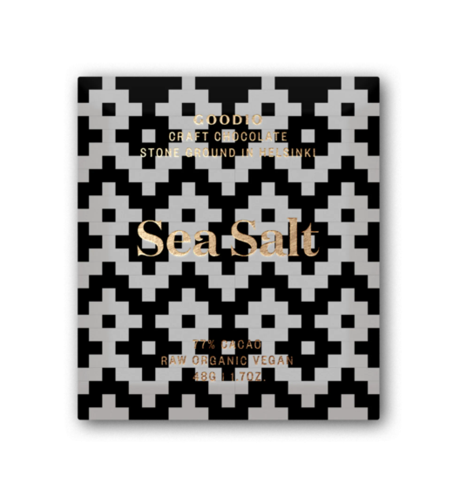 Raakasuklaa, Seasalt 77 %, 48 g