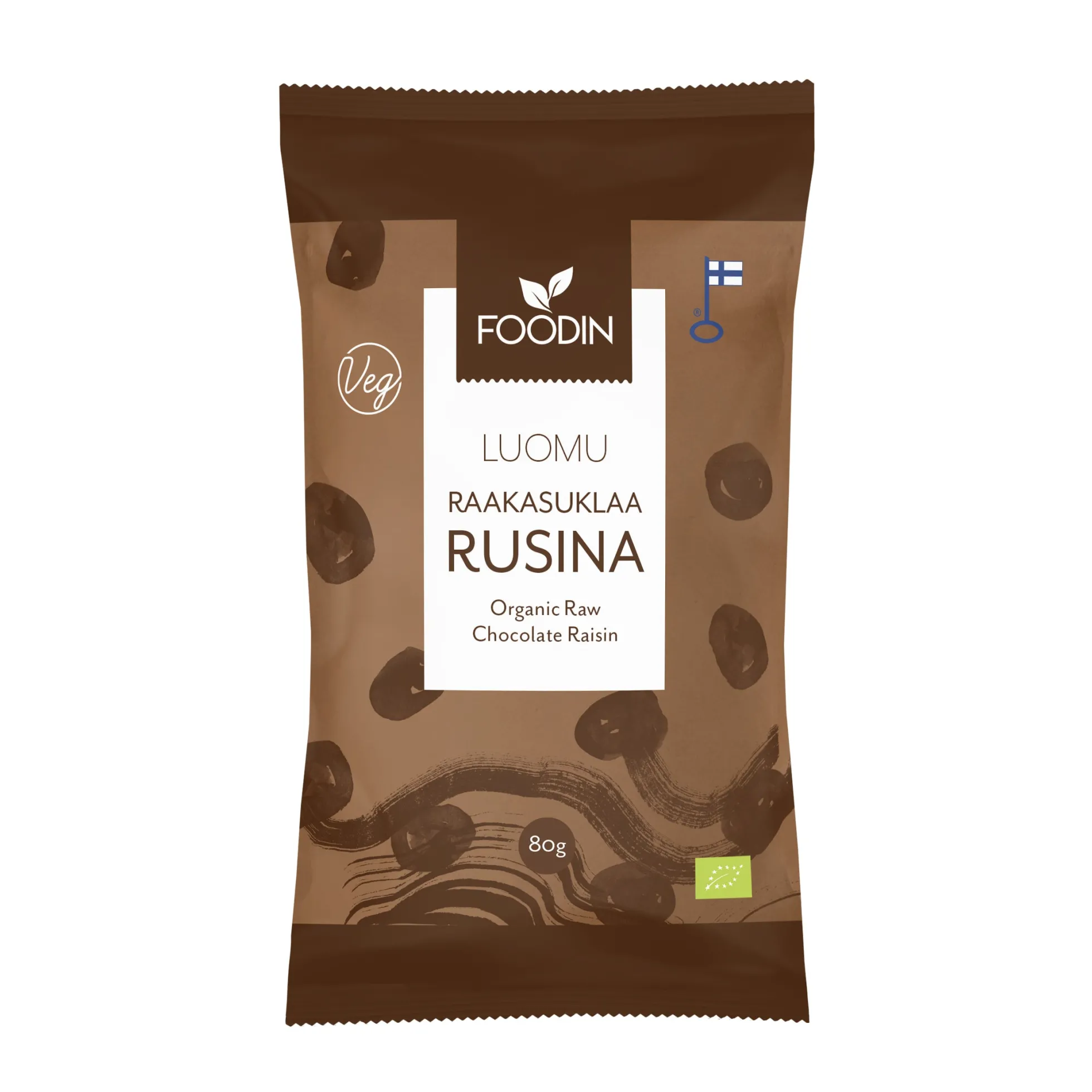 Raakasuklaarusina, 80 g