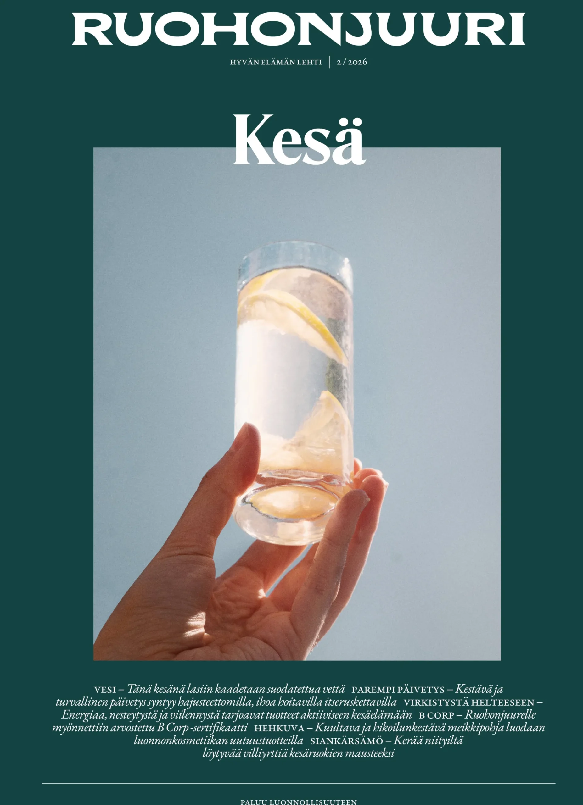 Ruohonjuuri-lehti 2/2026: Kesä