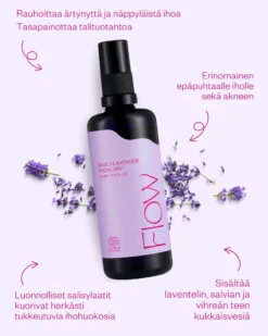 Sage & Lavender Facial Mist, 100 ml - kasvosuihke