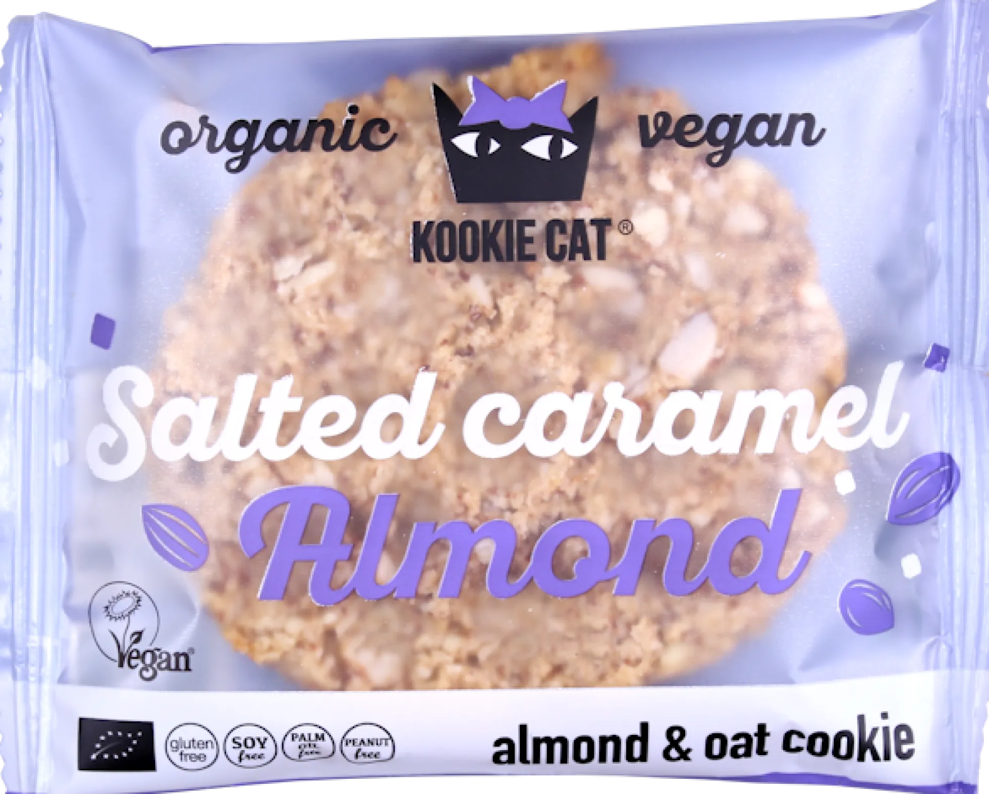 Salted caramel & manteli kaurakeksi, 50 g
