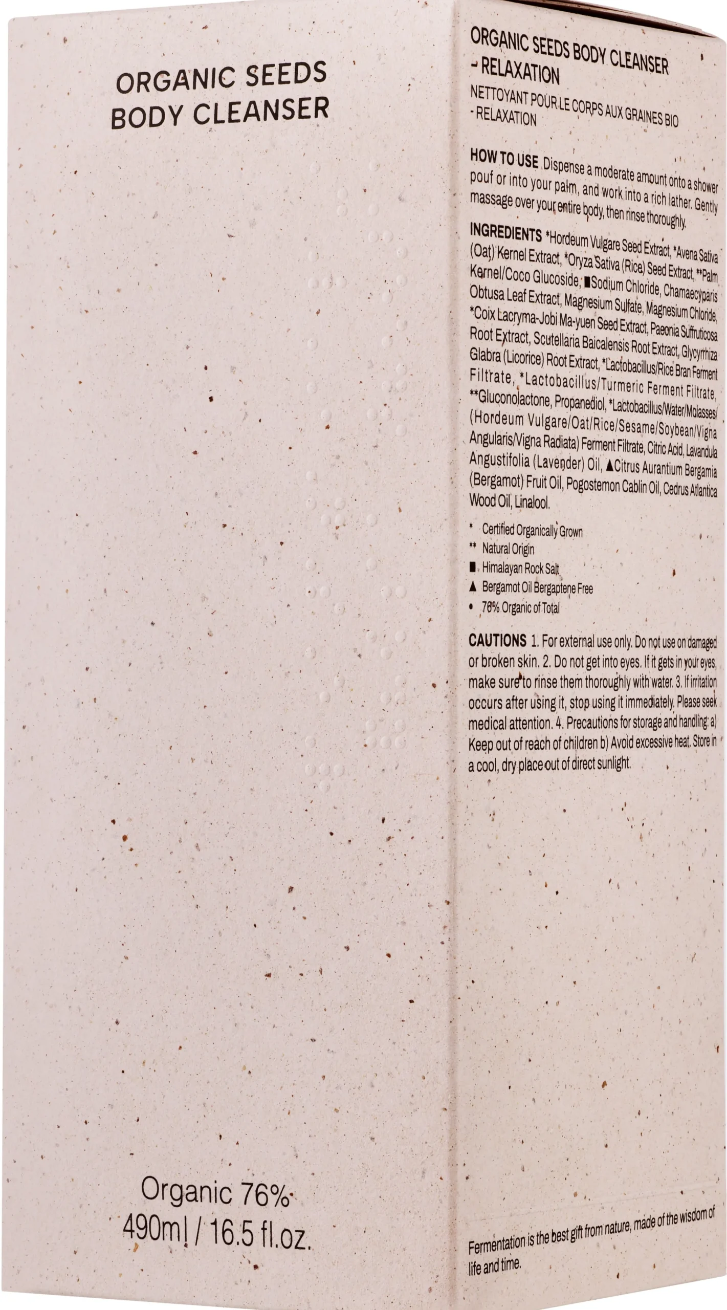 Seeds Body Cleanser, 490 ml - vartalonpesuneste