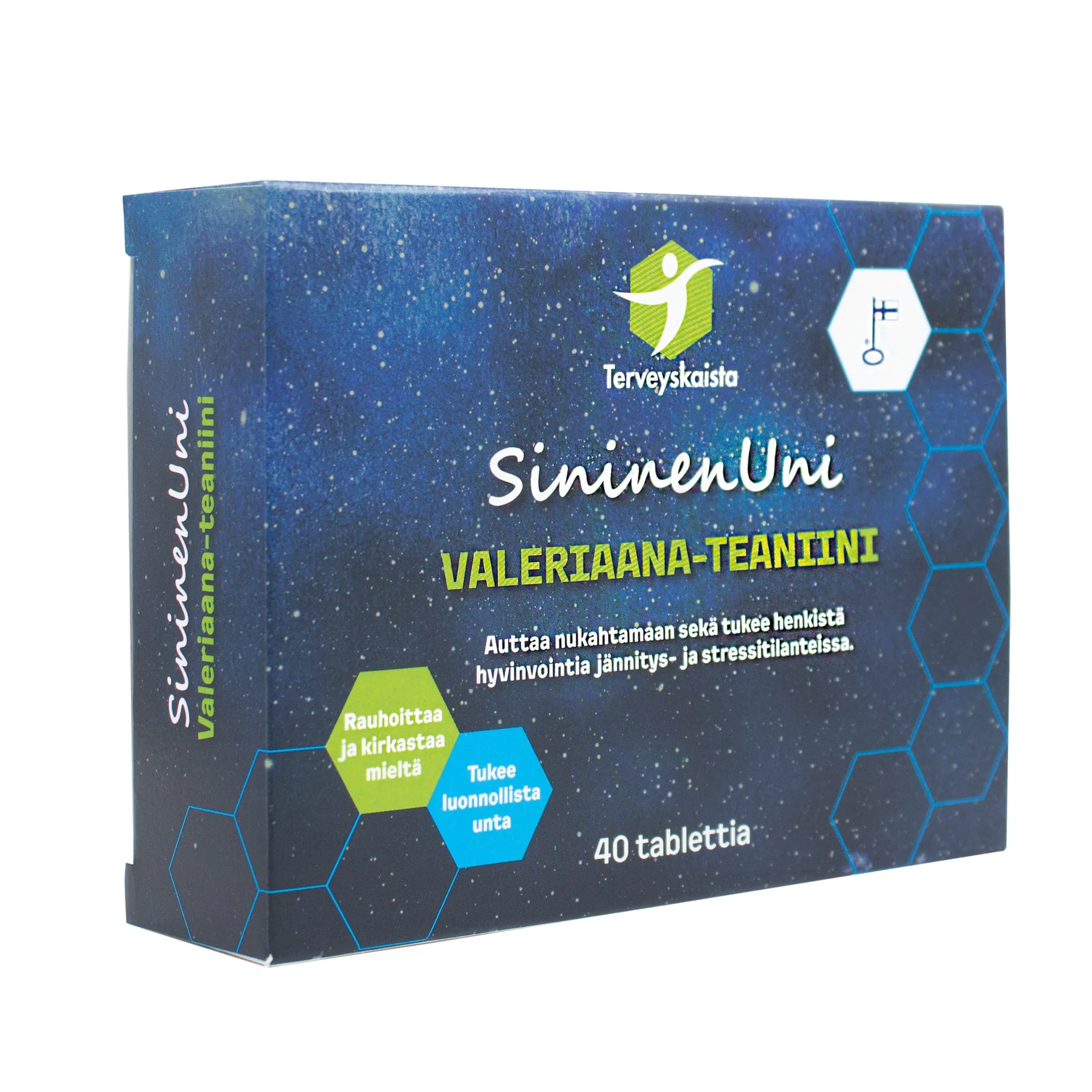 SininenUni Valeriaana-teaniini, 40 tabl.