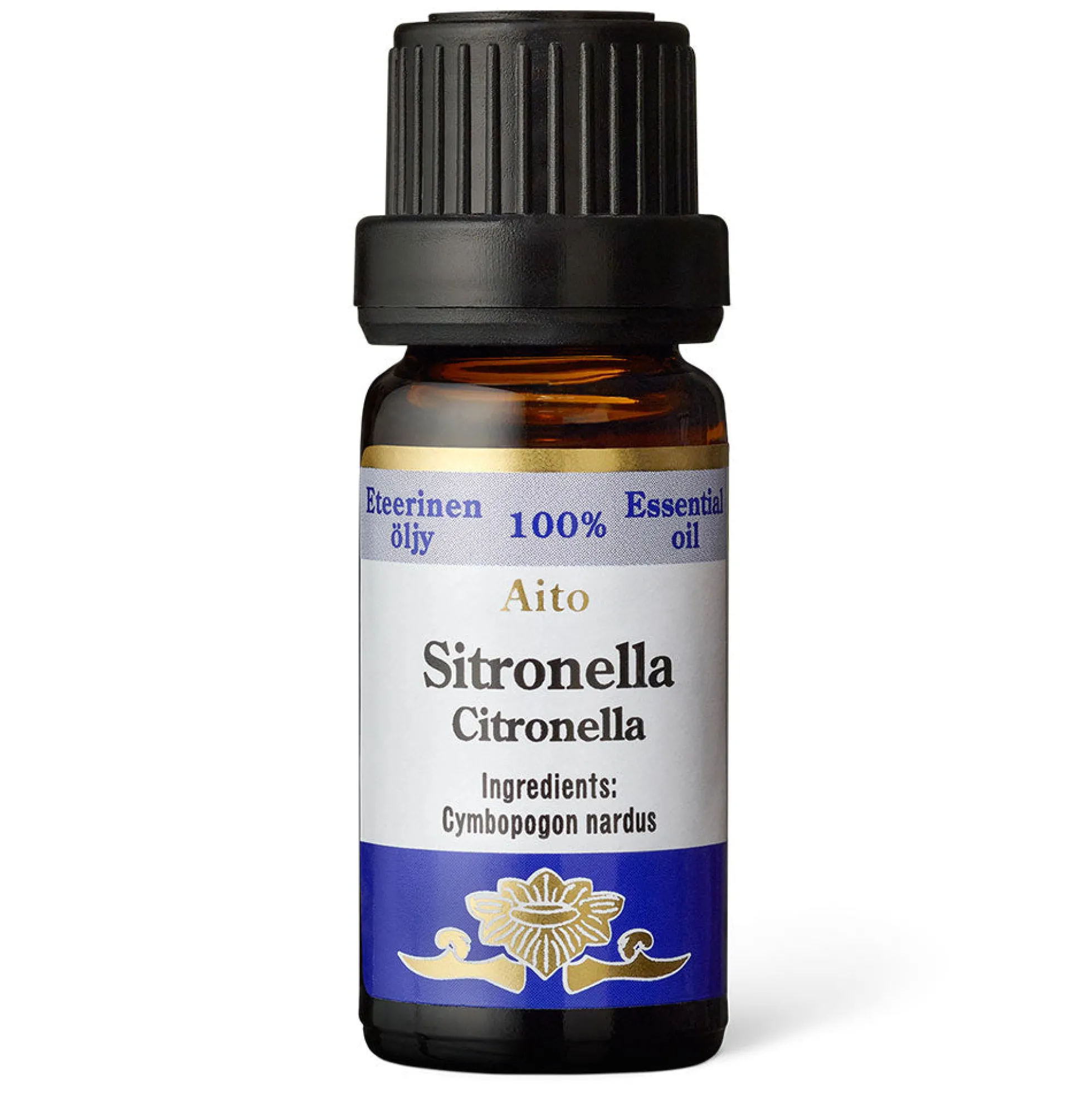 Sitronella, eteerinen öljy, 10 ml
