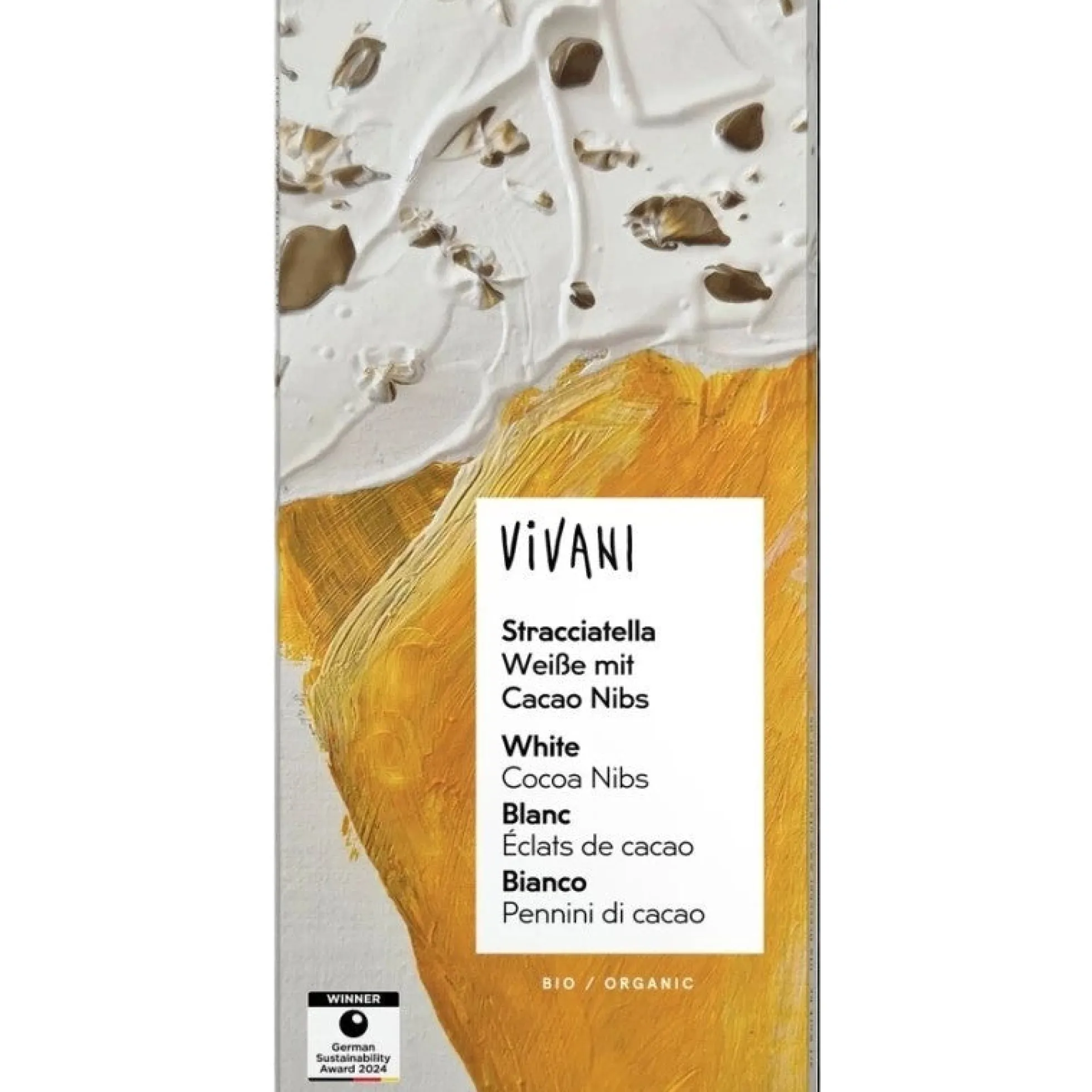 Stracciatella valkosuklaa, 80 g