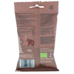 Suklaakuorrutetut vadelmat, 60 g