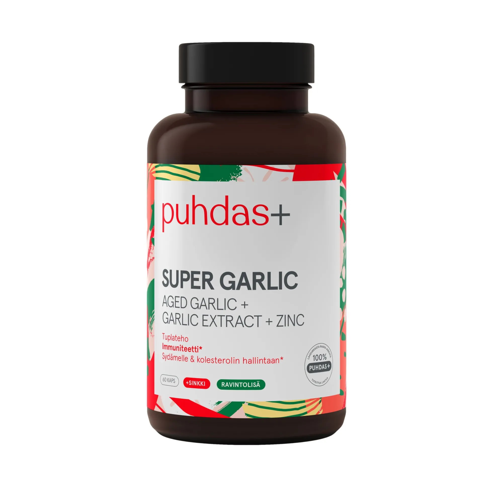 Super Garlic 60 kaps (Aged Garlic + Garlic Extract + Zink)