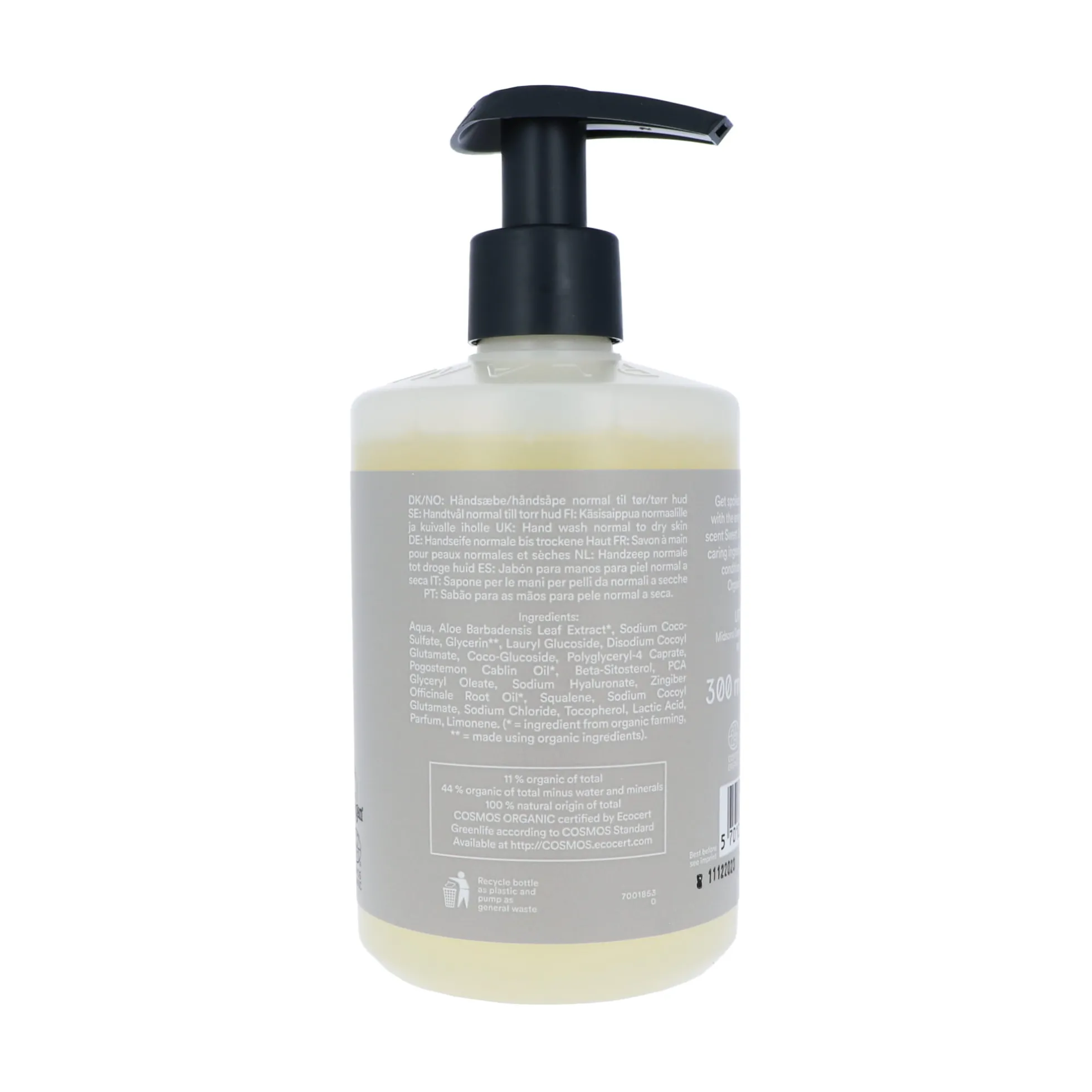Sweet Ginger nestesaippua, 300 ml