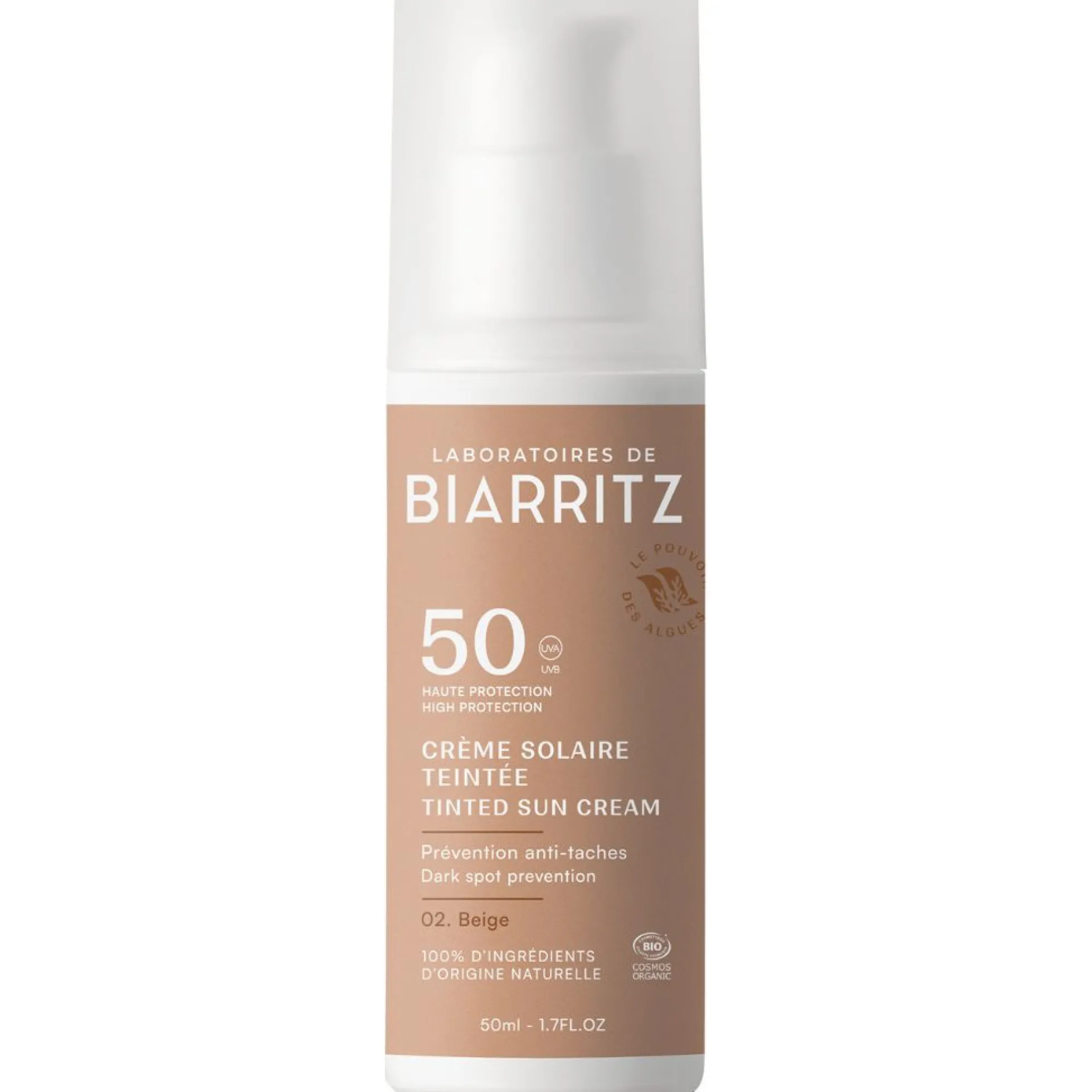 Tinted Sun Cream SPF50 Beige, 50 ml - sävyttävä aurinkovoide