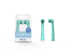 TIO Kasvipohjaiset vaihtoharjat Oral-B sähköhammasharjaan 2 kpl, Glacier / Coral