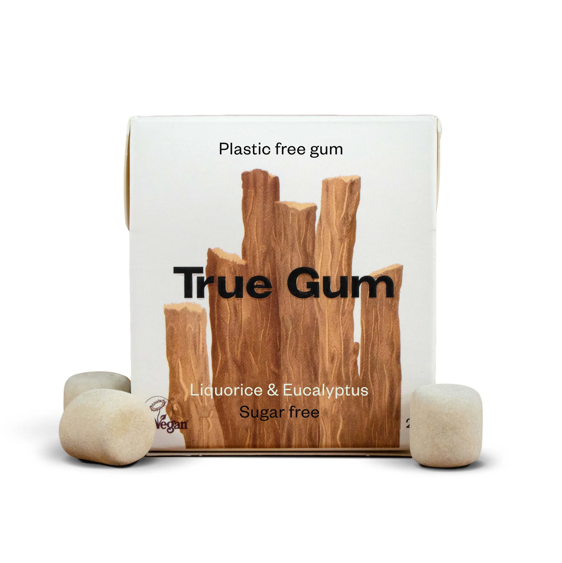 True Gum Lakritsi-eucalyptuspurkka, 20 g