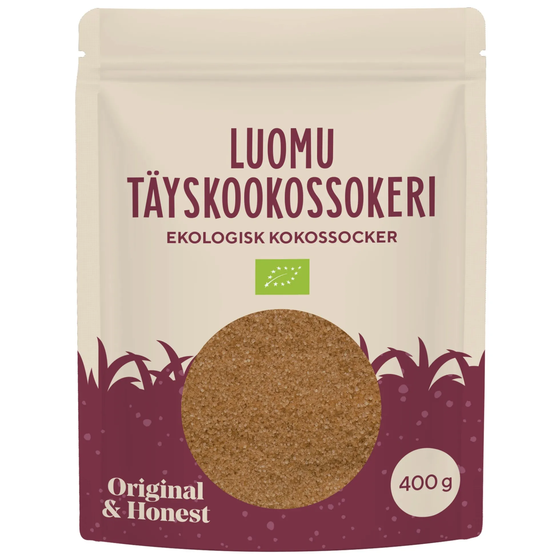 Täyskookossokeri, 400 g