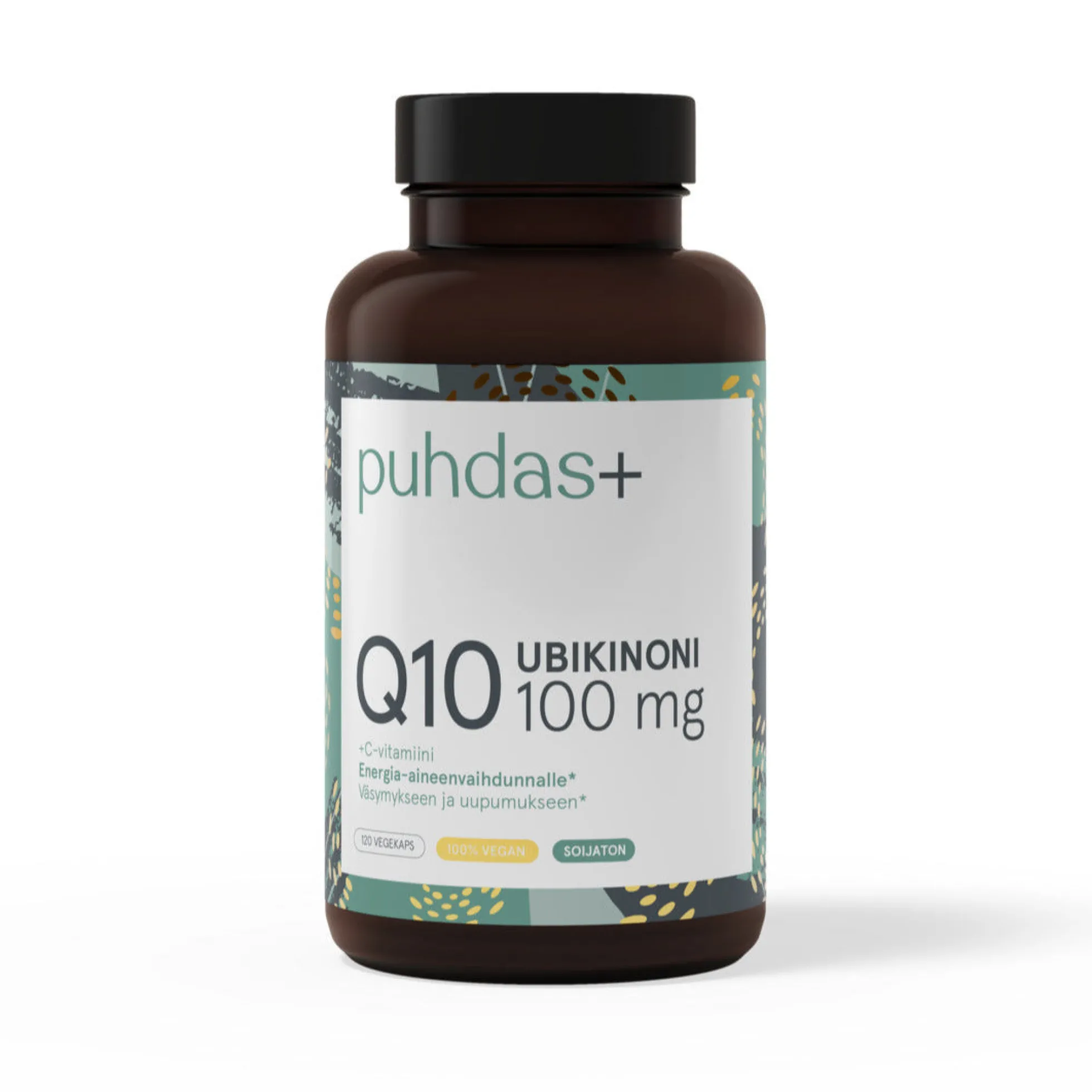 Ubikinoni, koentsyymi CoQ10 + C-vitamiini, 120 kaps.