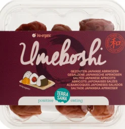 Umeboshi, pikkelöity ume-hedelmä, 150 g