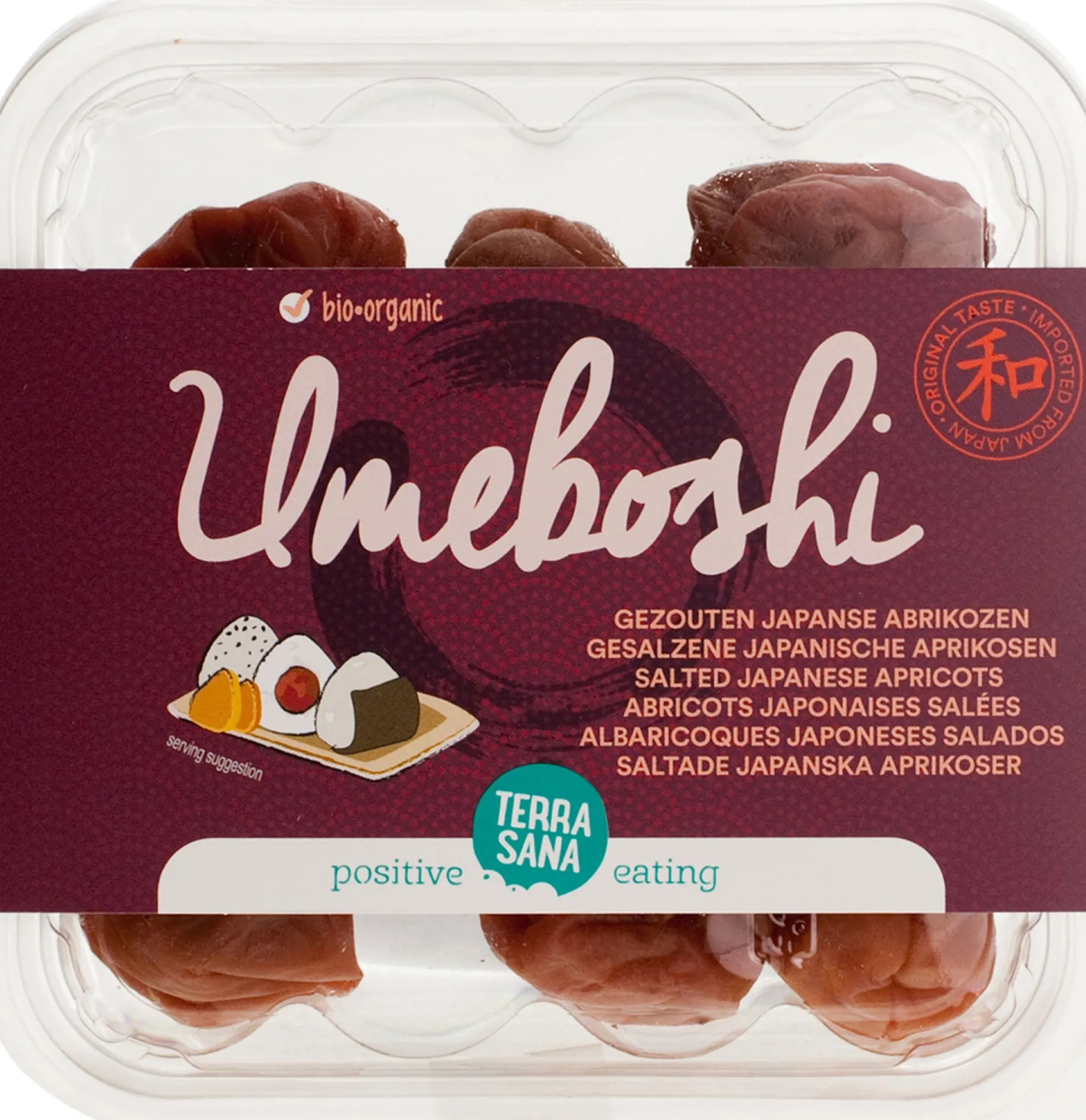Umeboshi, pikkelöity ume-hedelmä, 150 g