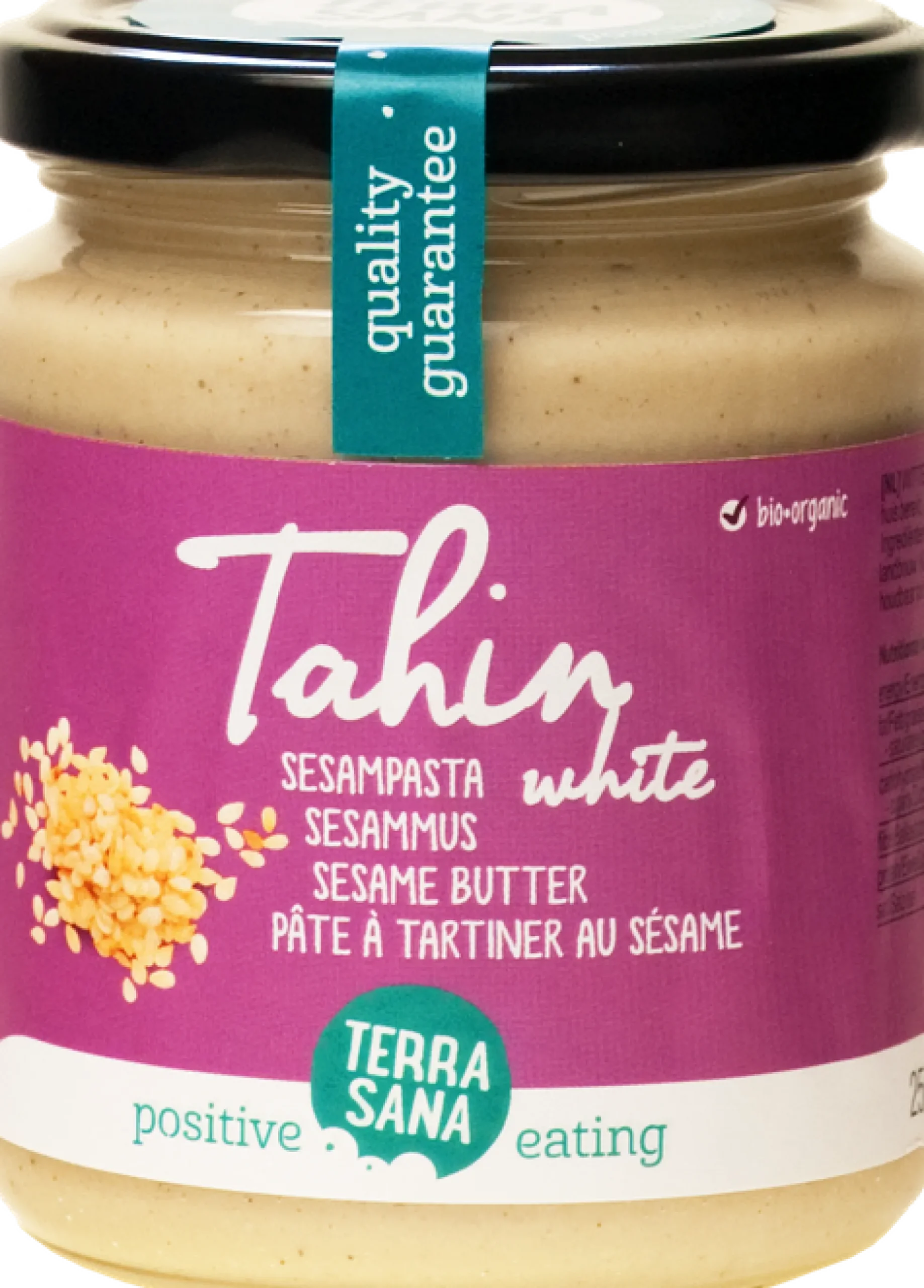 Vaalea tahini, suolaton, 250 g