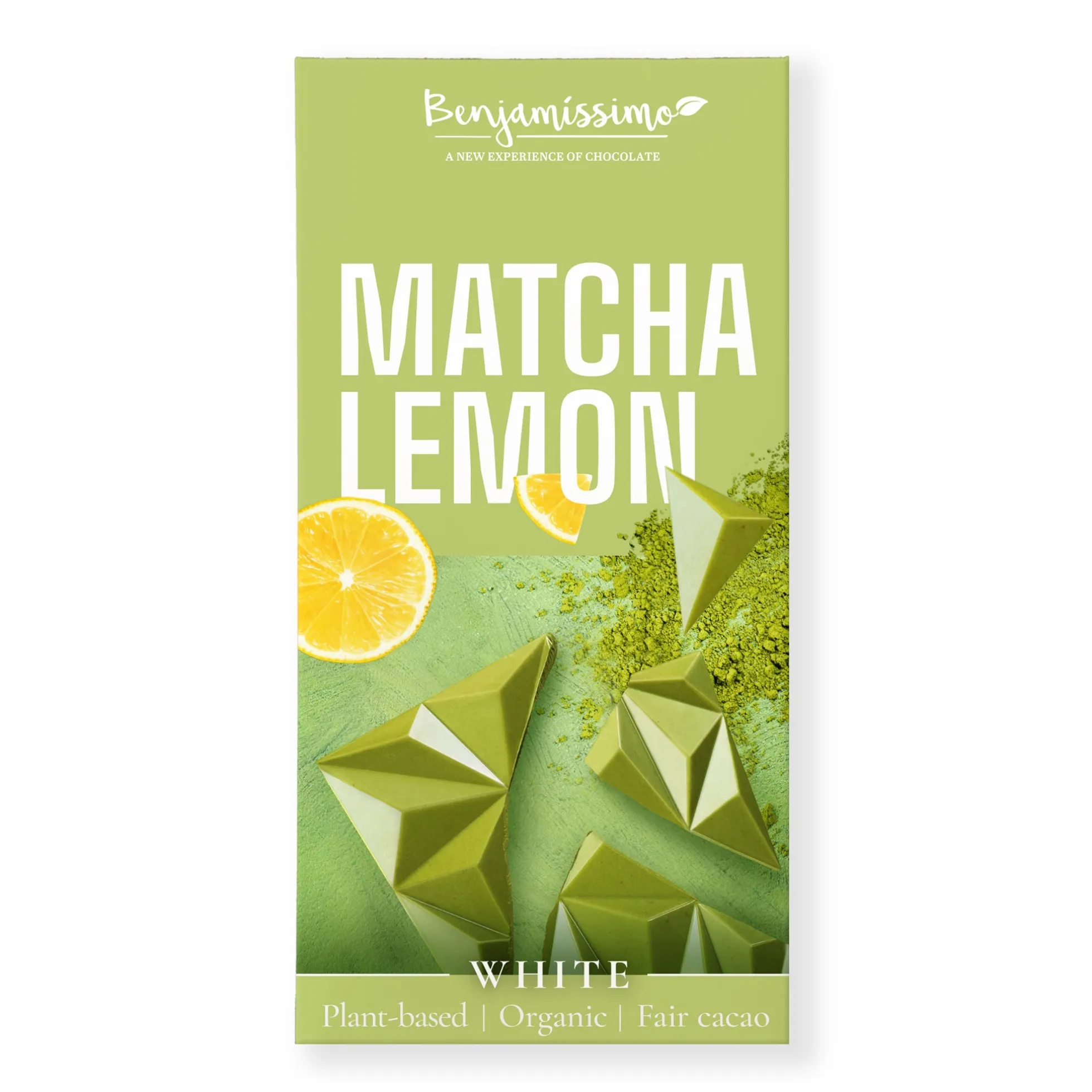 Valkosuklaa, matcha-sitruuna, 60 g