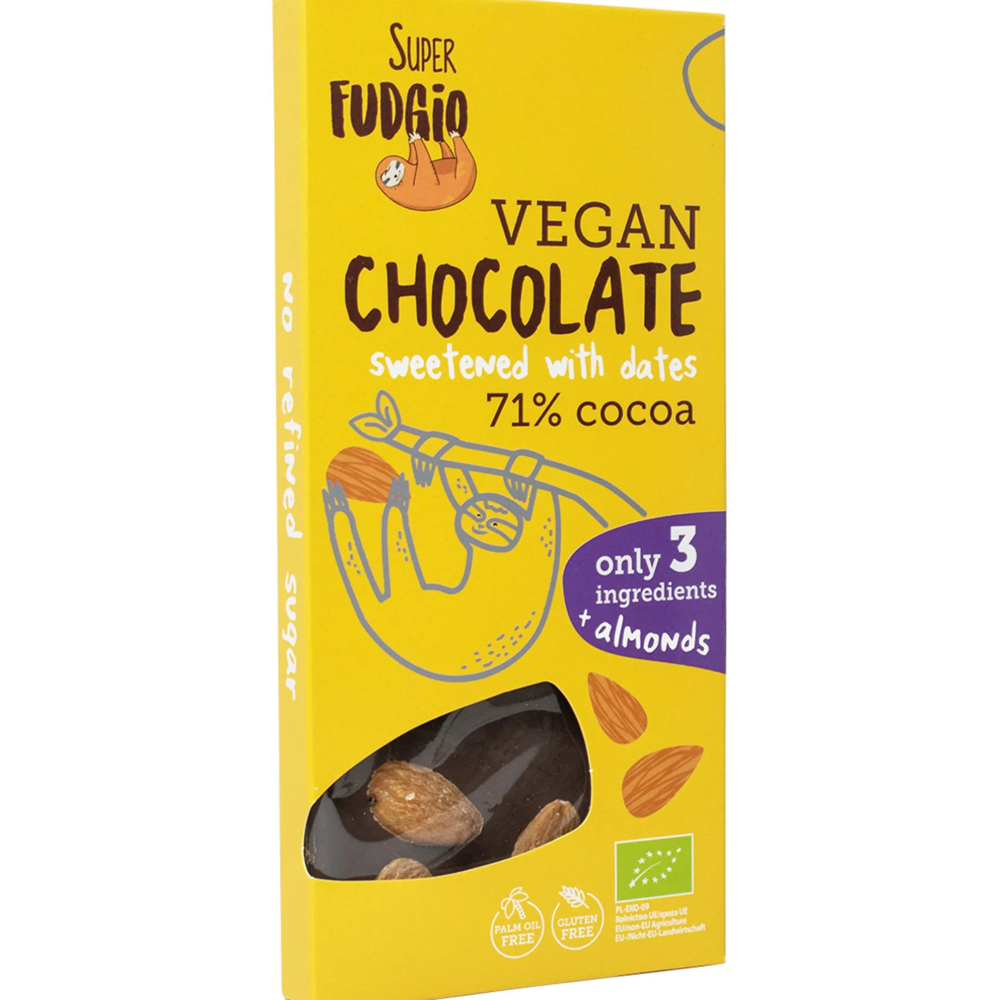 Vegaaninen suklaa, manteli 100 g