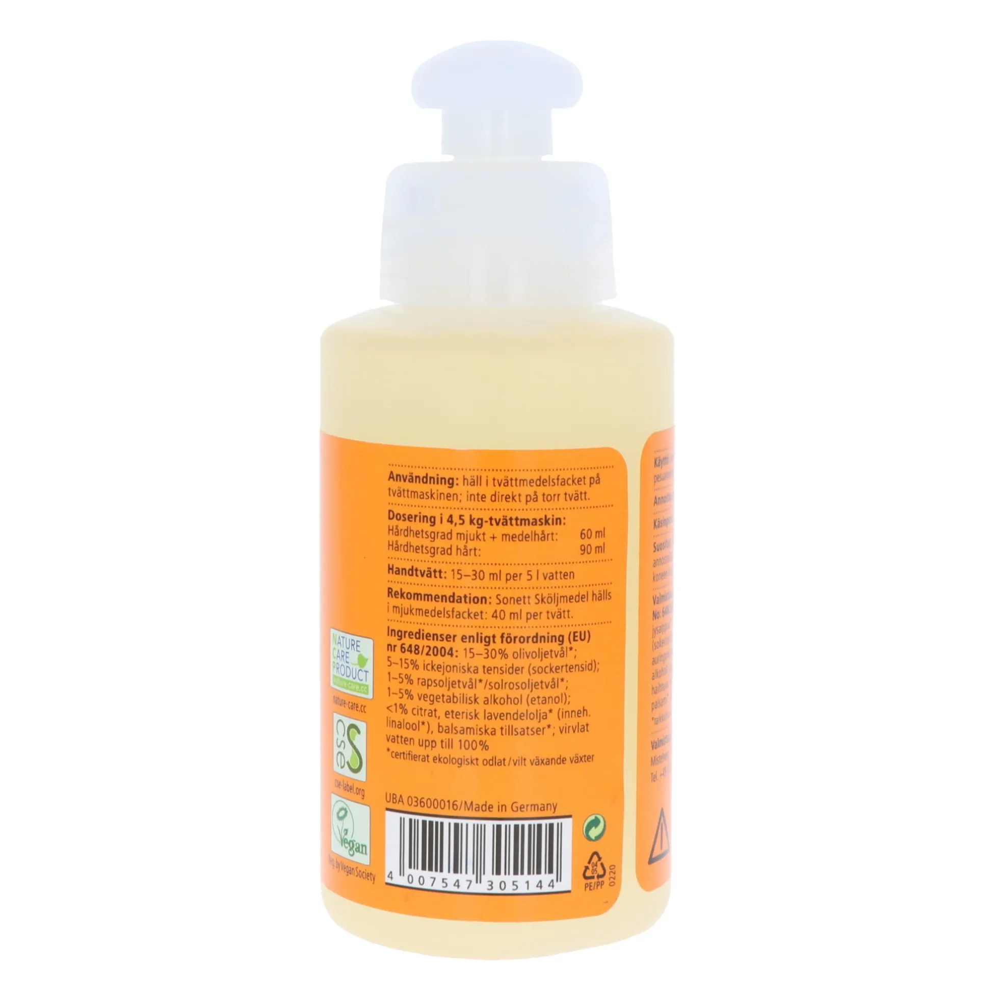 Villan- ja silkin pesuneste,120ml