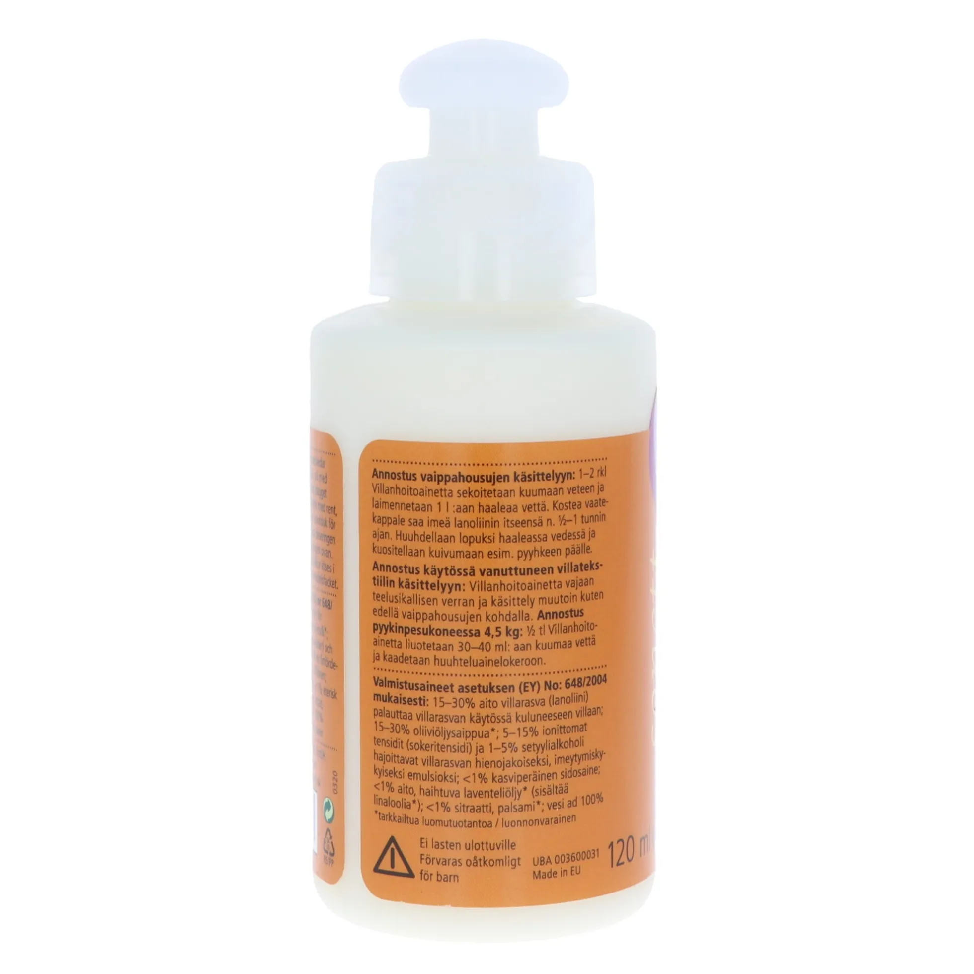 Villanhoitoaine, 120ml