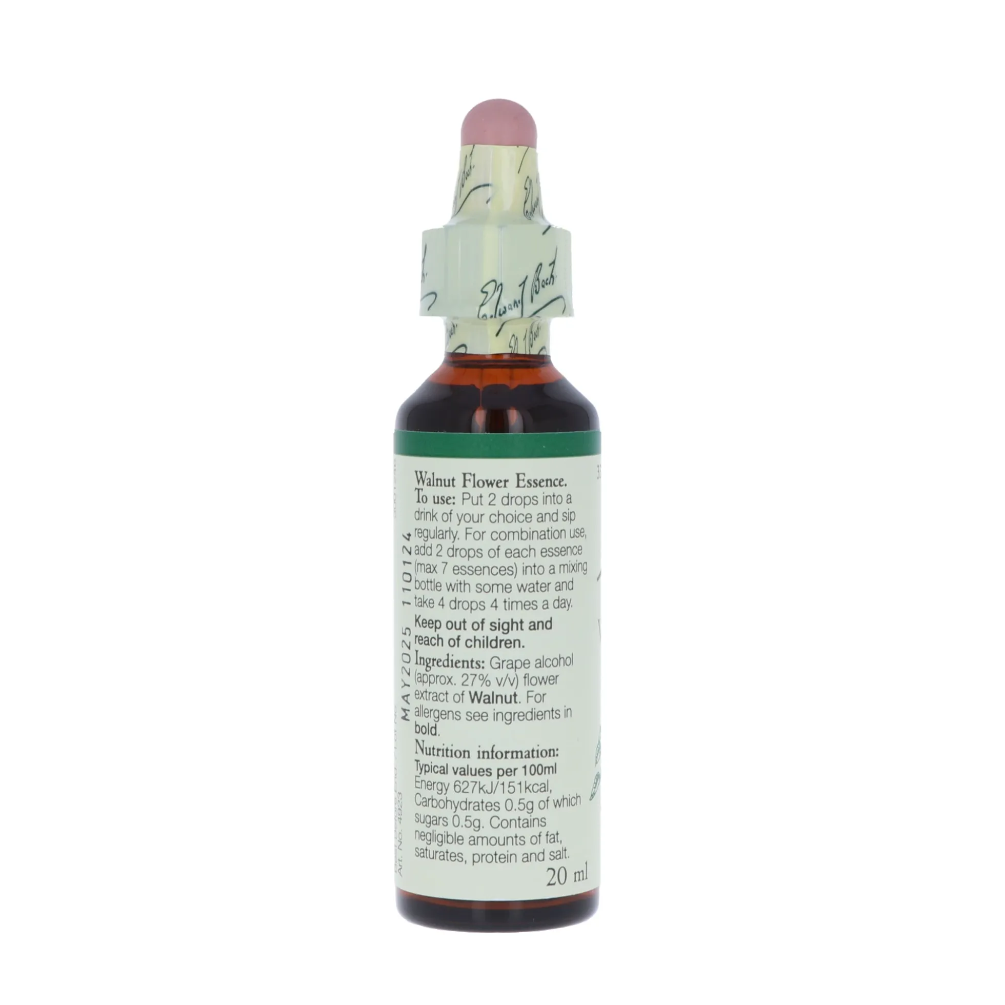 Walnut-kukkatipat (Saksanpähkinä) No 33, 20 ml
