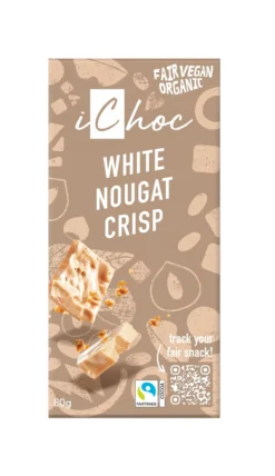White Nougat Crisp suklaa, 80 g