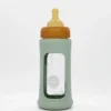 Wide Neck tuttipullo suojalla, 250 ml - seafoam blue