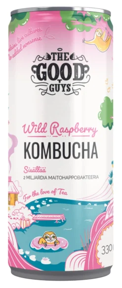 Wild Raspberry Kombucha 330 ml